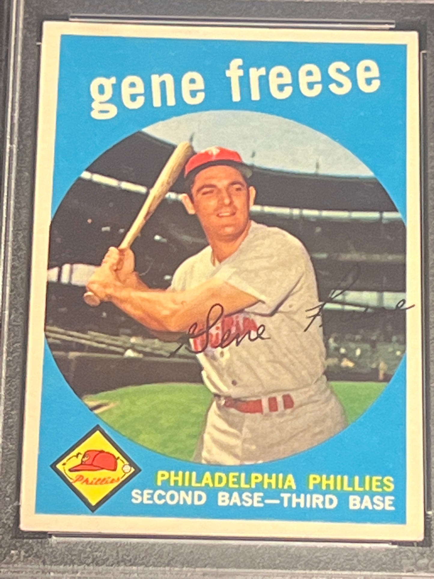 1959 Topps GENE FREESE  - #472 - PSA 4.5