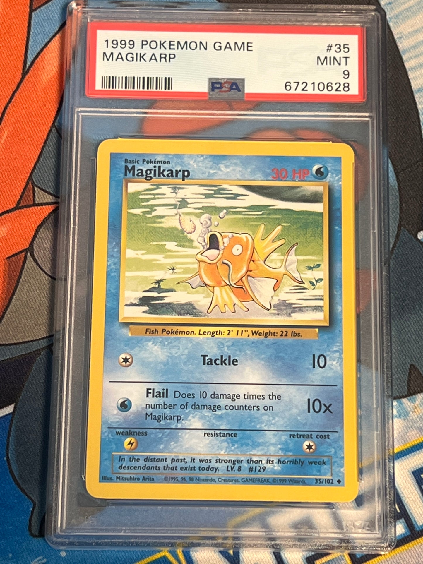 1999 Pokemon Game MAGIKARP - PSA 9 - #35