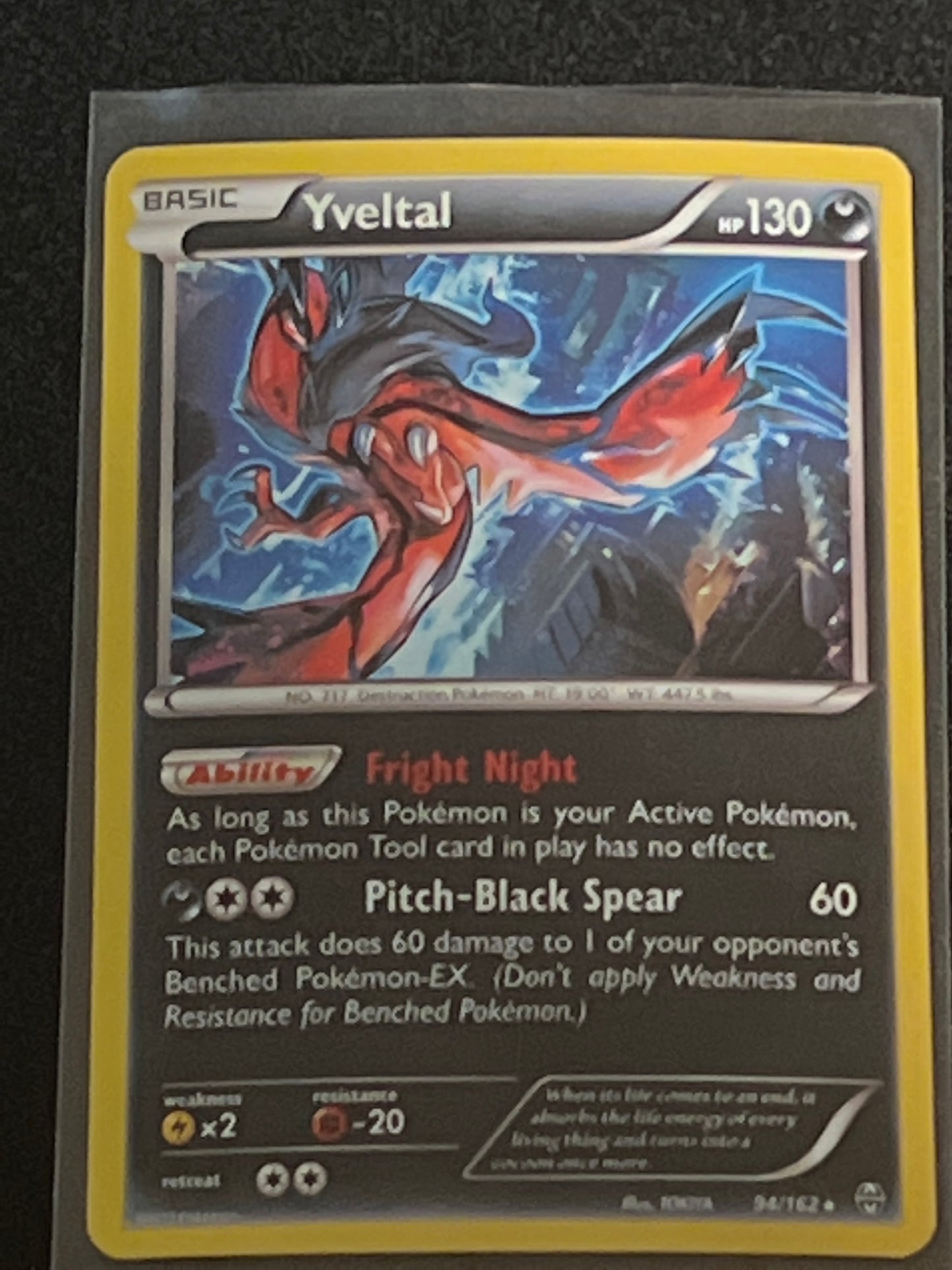 2015 Pokemon YVELTAL - Holo - #94