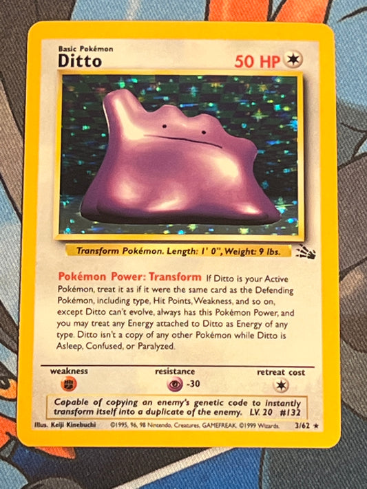1999 Pokemon Ditto - Holo Rare - #3