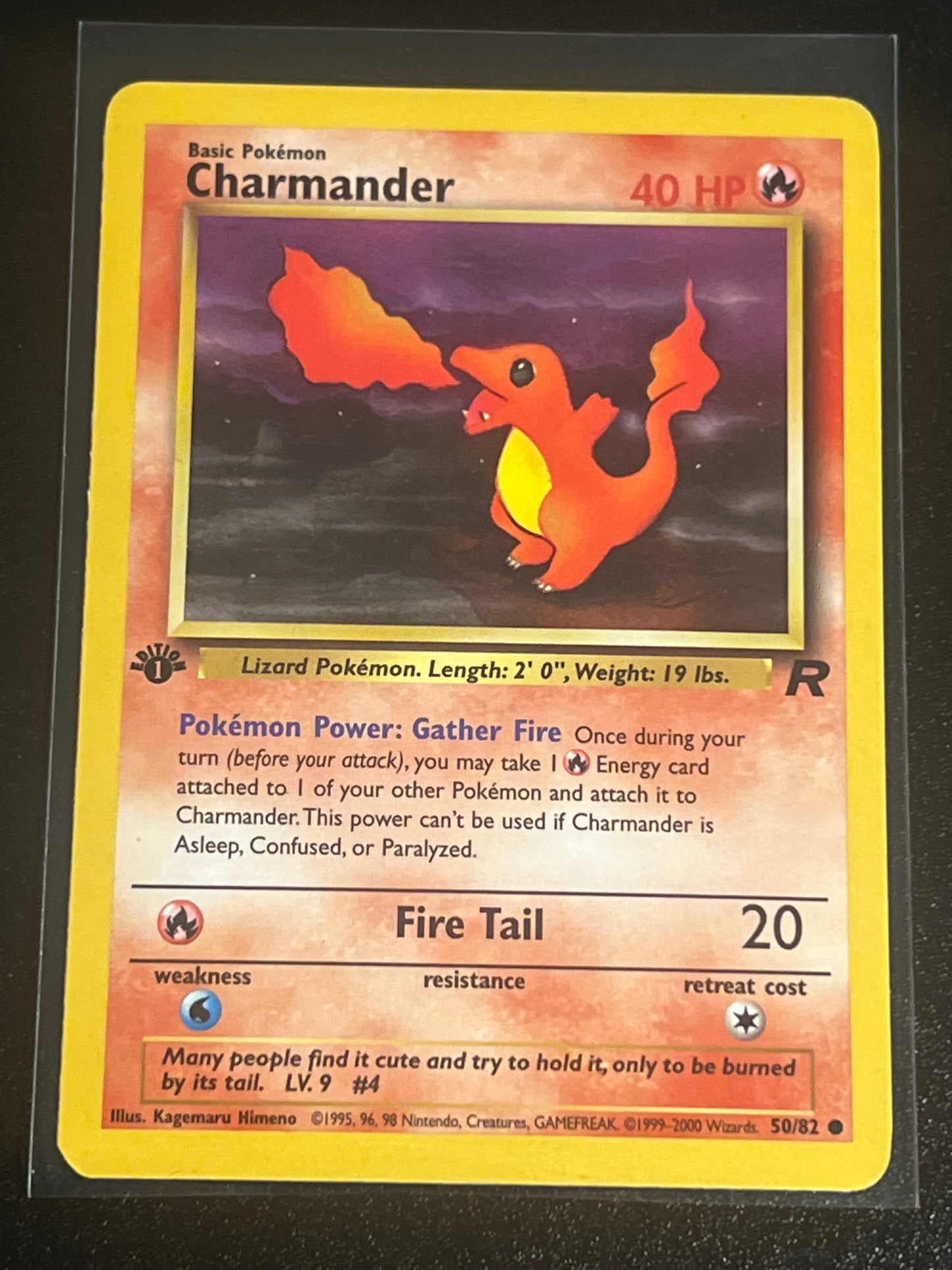 1999-2000 CHARMANDER - FIRST EDITION - Team Rocket - #50