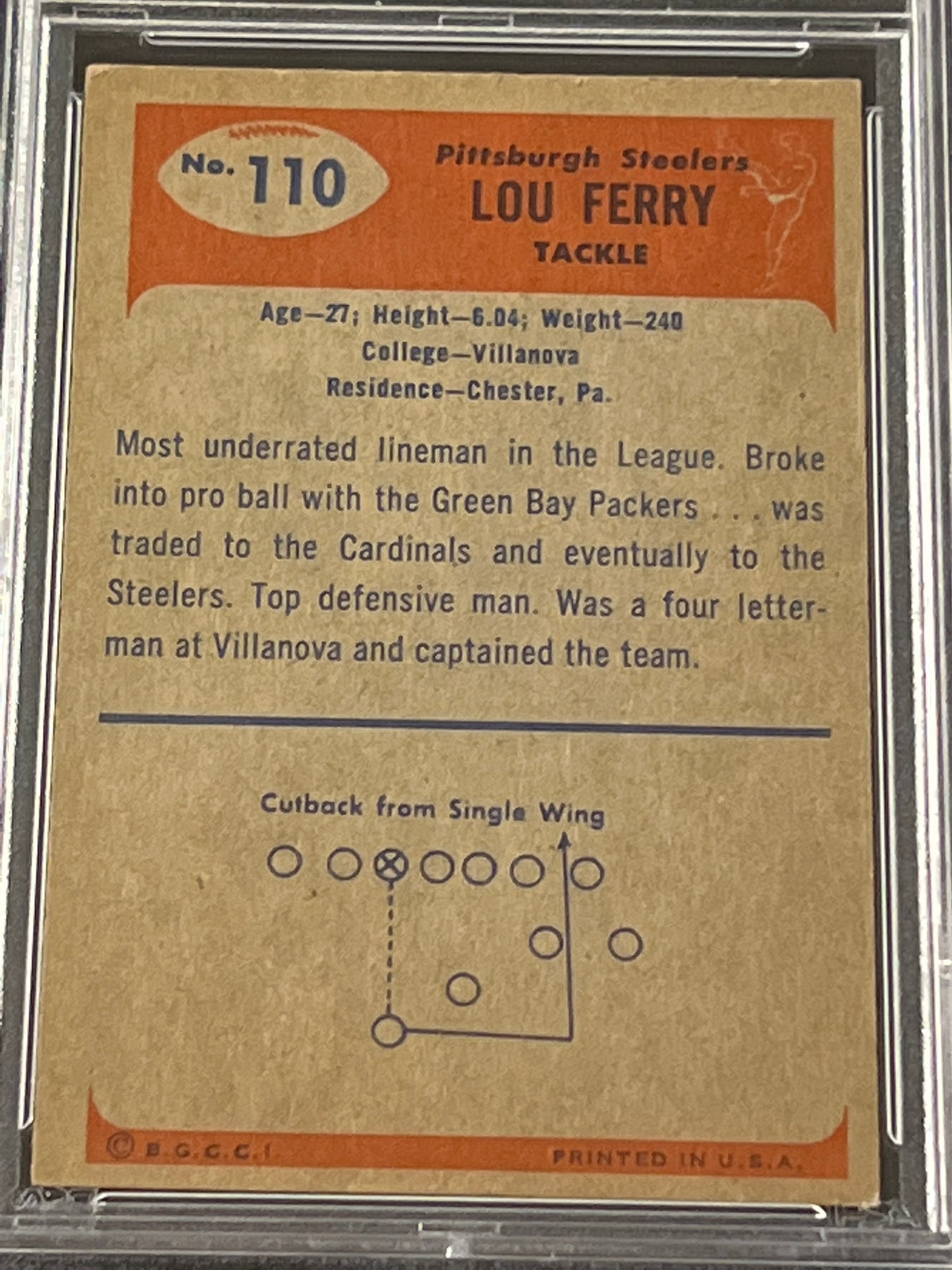 1955 Bowman LOU FERRY - PSA 5