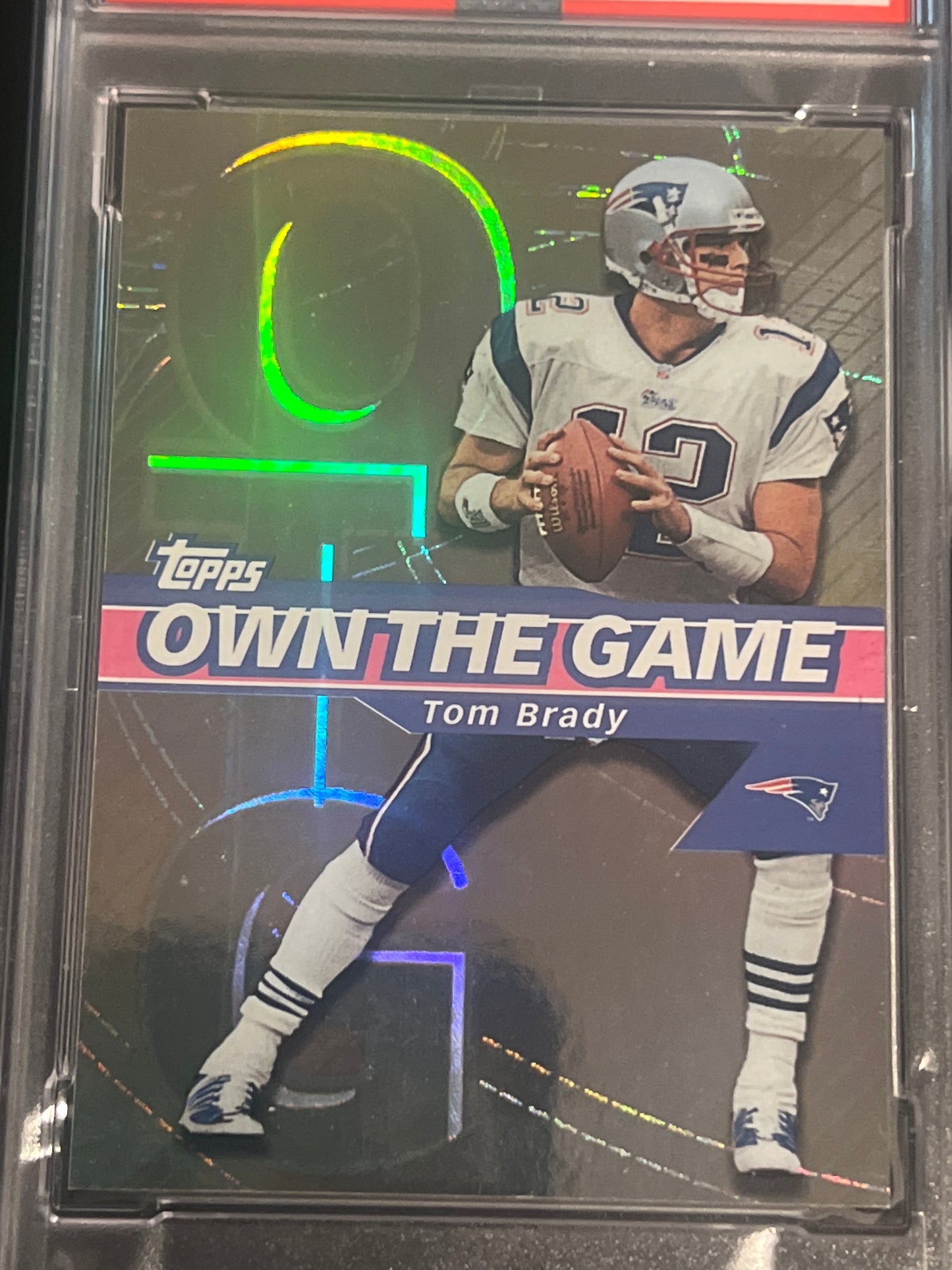 2002 Topps TOM BRADY - PSA 8 #OG7