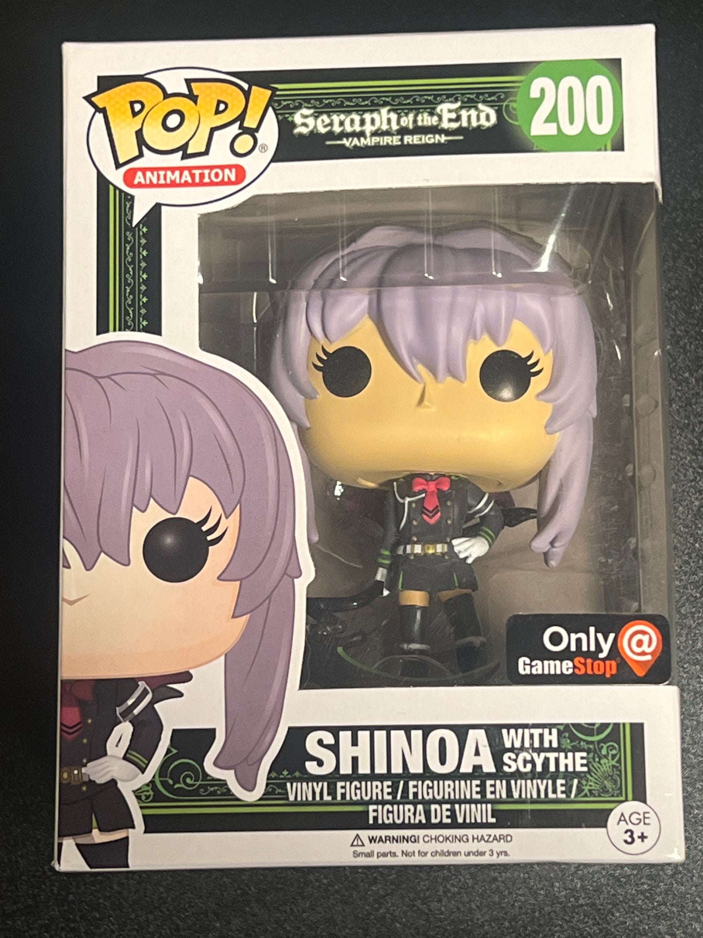 Funko Pop! SHINOA With SCYTHE - Seraph Of The End - Vampire Reign  - #200