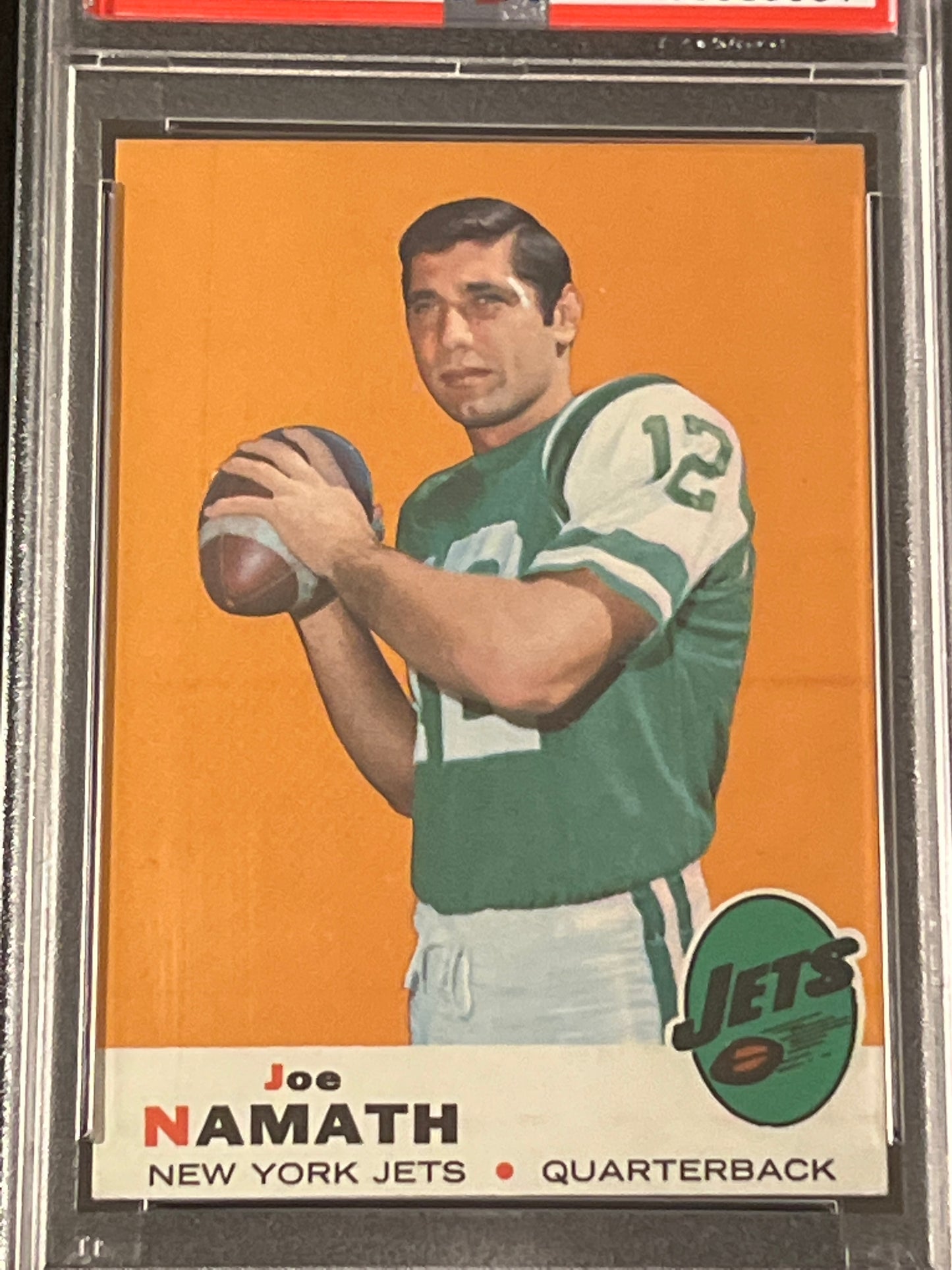 1969 Topps JOE NAMATH  - #100 -  PSA 4