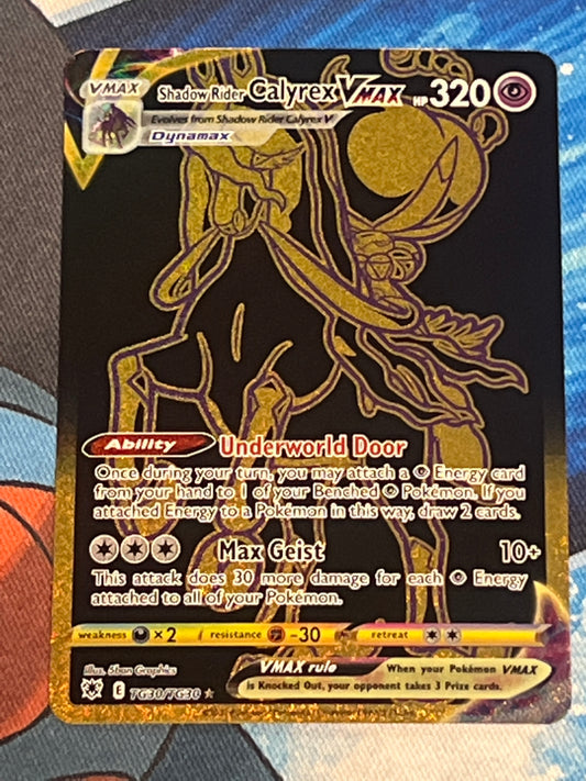 2022 Pokemon Shadow Rider Calyrex Vmax - Ultra Rare - #TG30