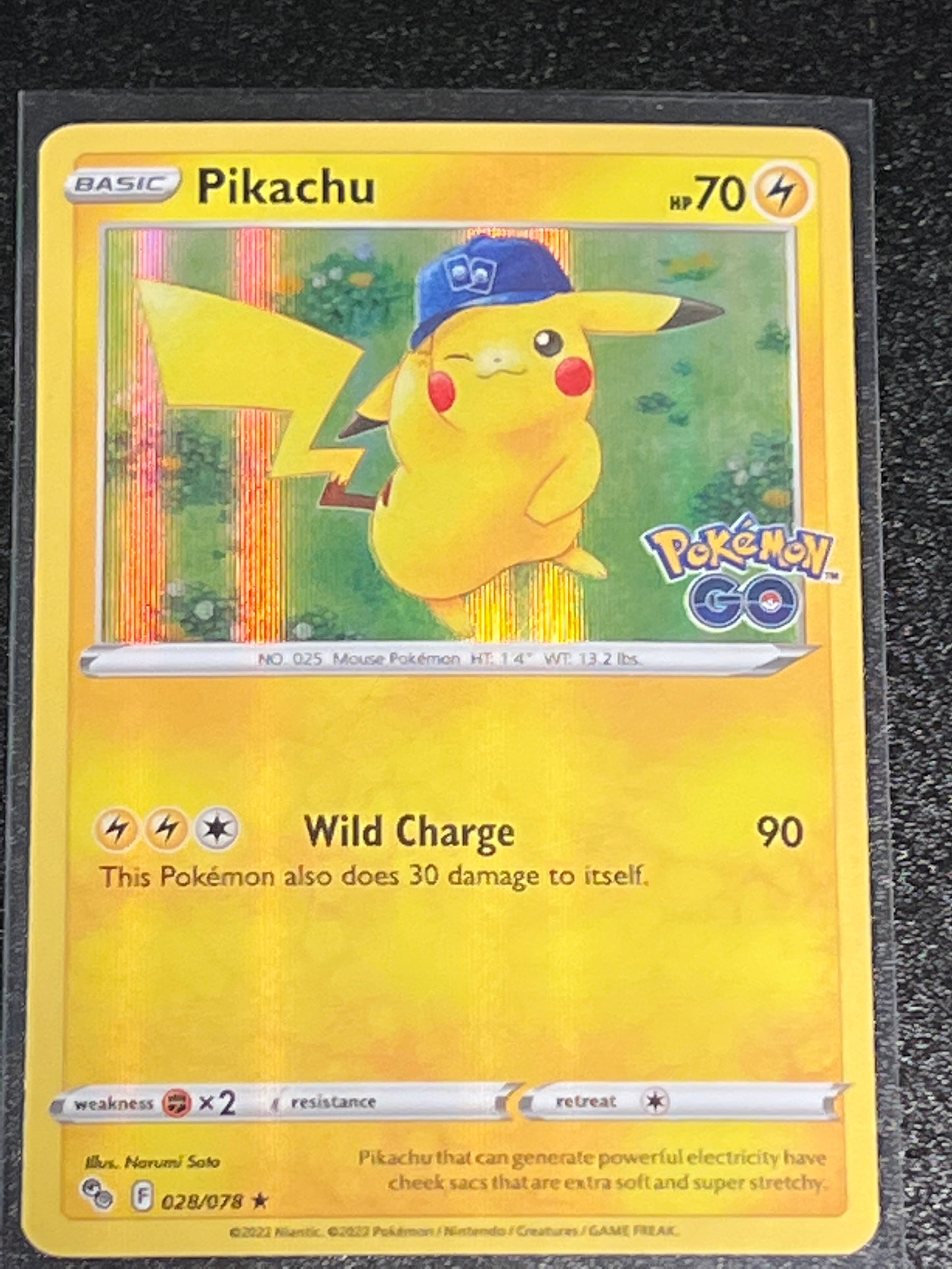 2022 Pokemon PIKACHU - Holo - #28