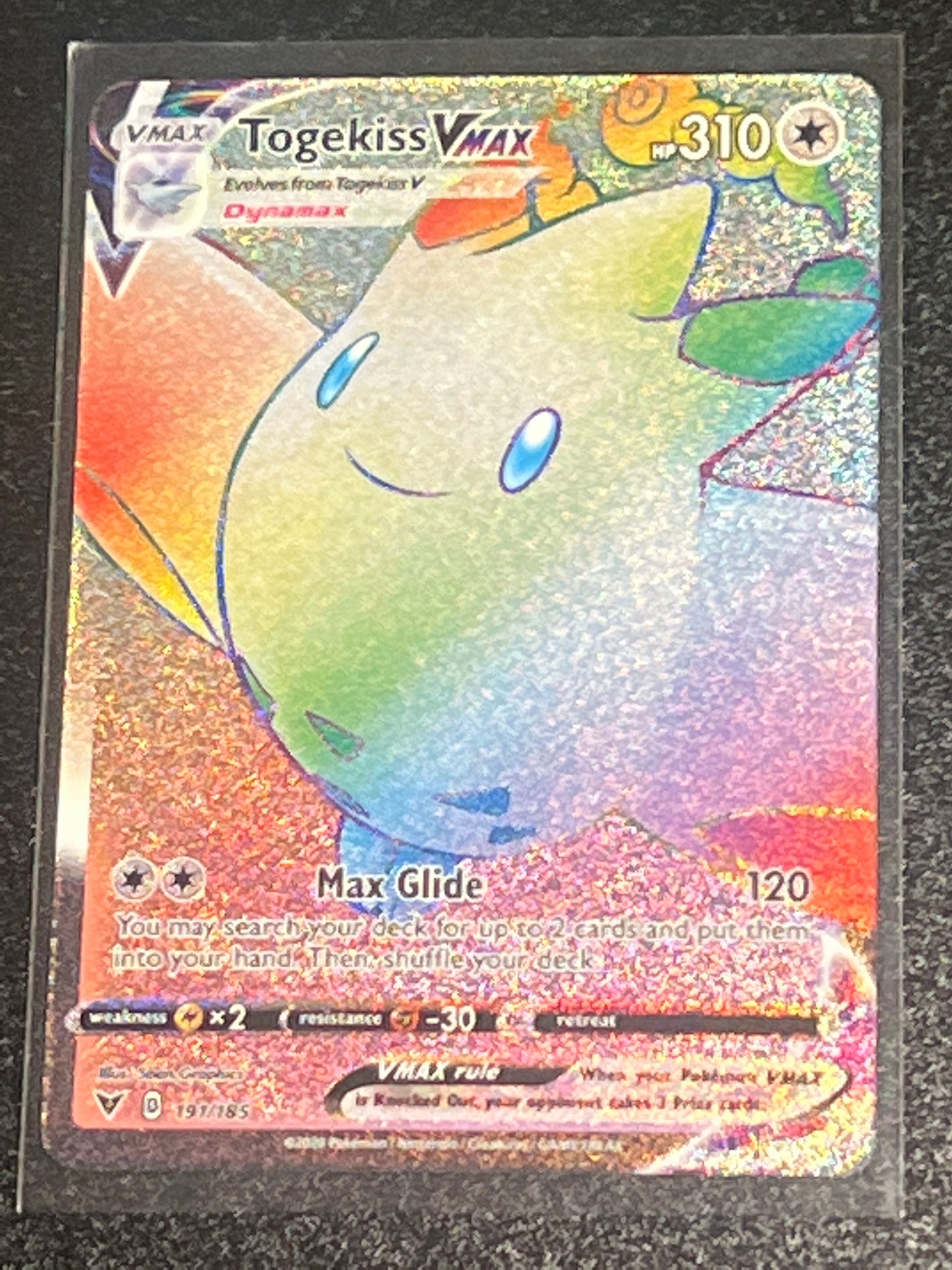 2020 Pokemon TOGEKISS VMAX - Holo - #191