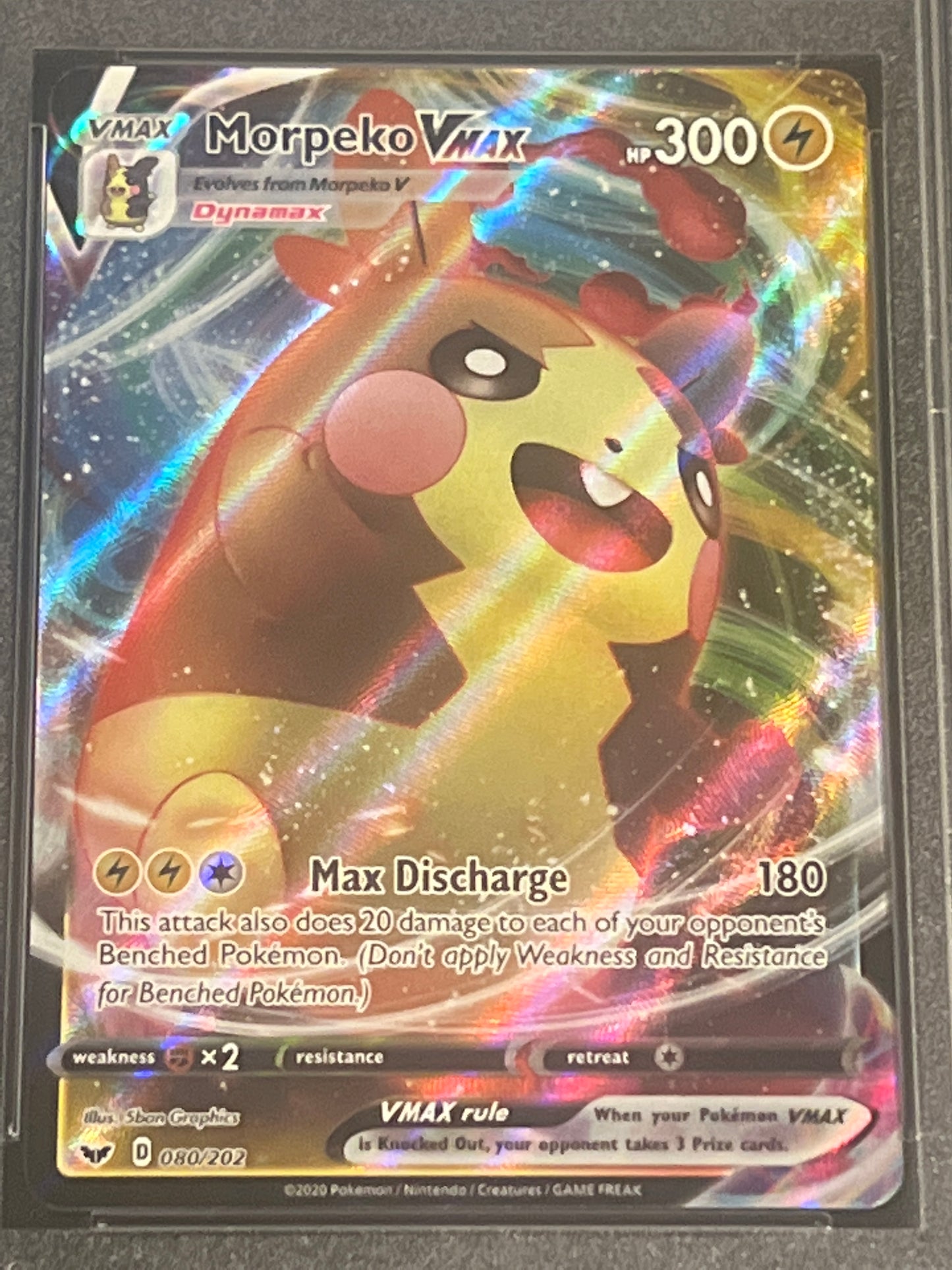 2020 Pokemon Swsh FA/ MORPEKO Vmax - PSA 10