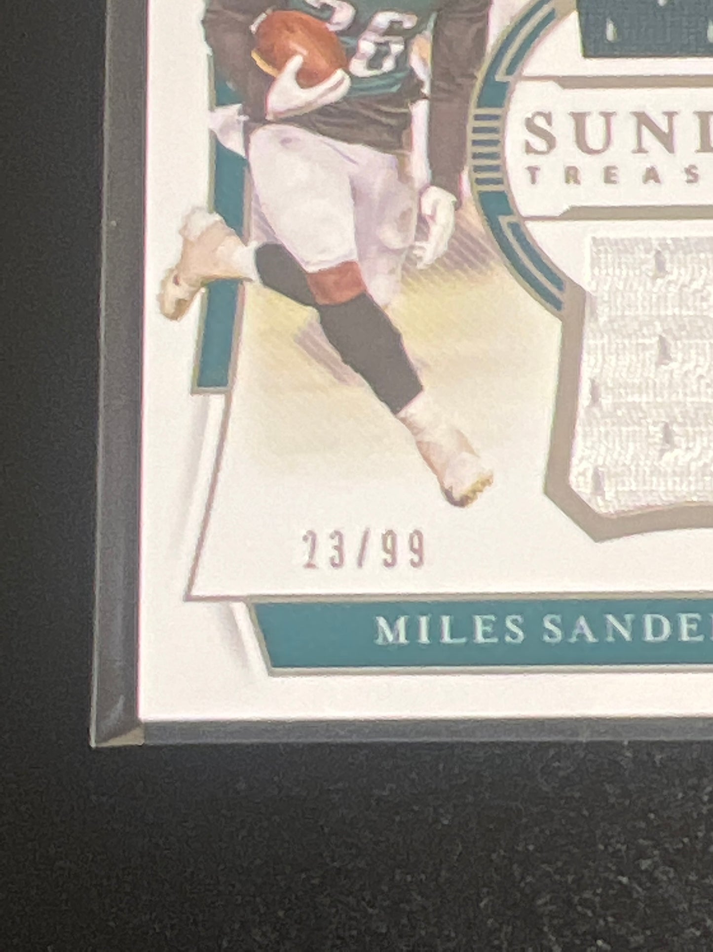 2020 Panini Nat. Treas. MILES SANDERS - Patch Card 23/99 #ST-MS