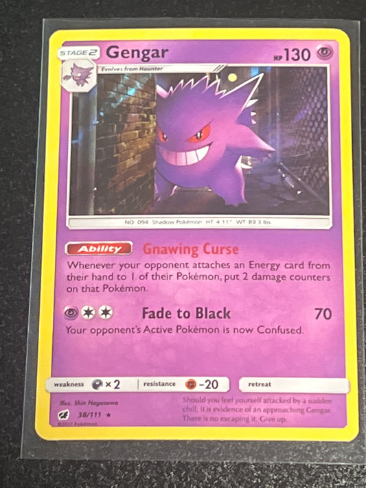 2017 Pokemon GENGAR - Holo - #38