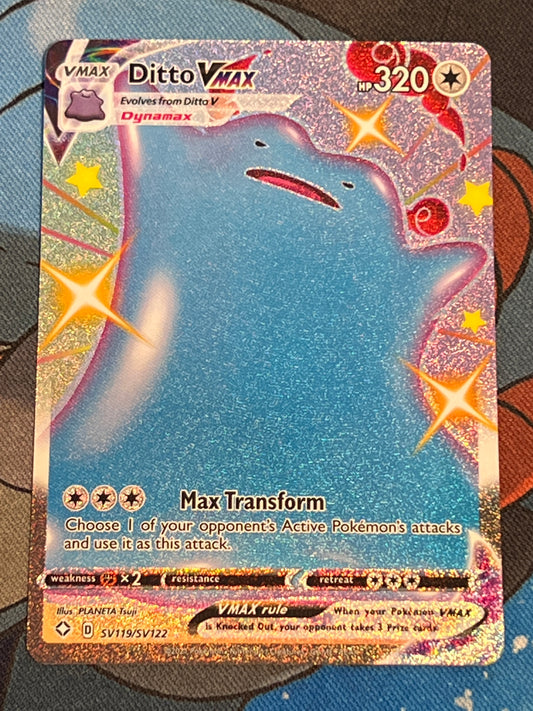 2021 Pokemon Ditto Vmax - Ultra Holo - #SV119