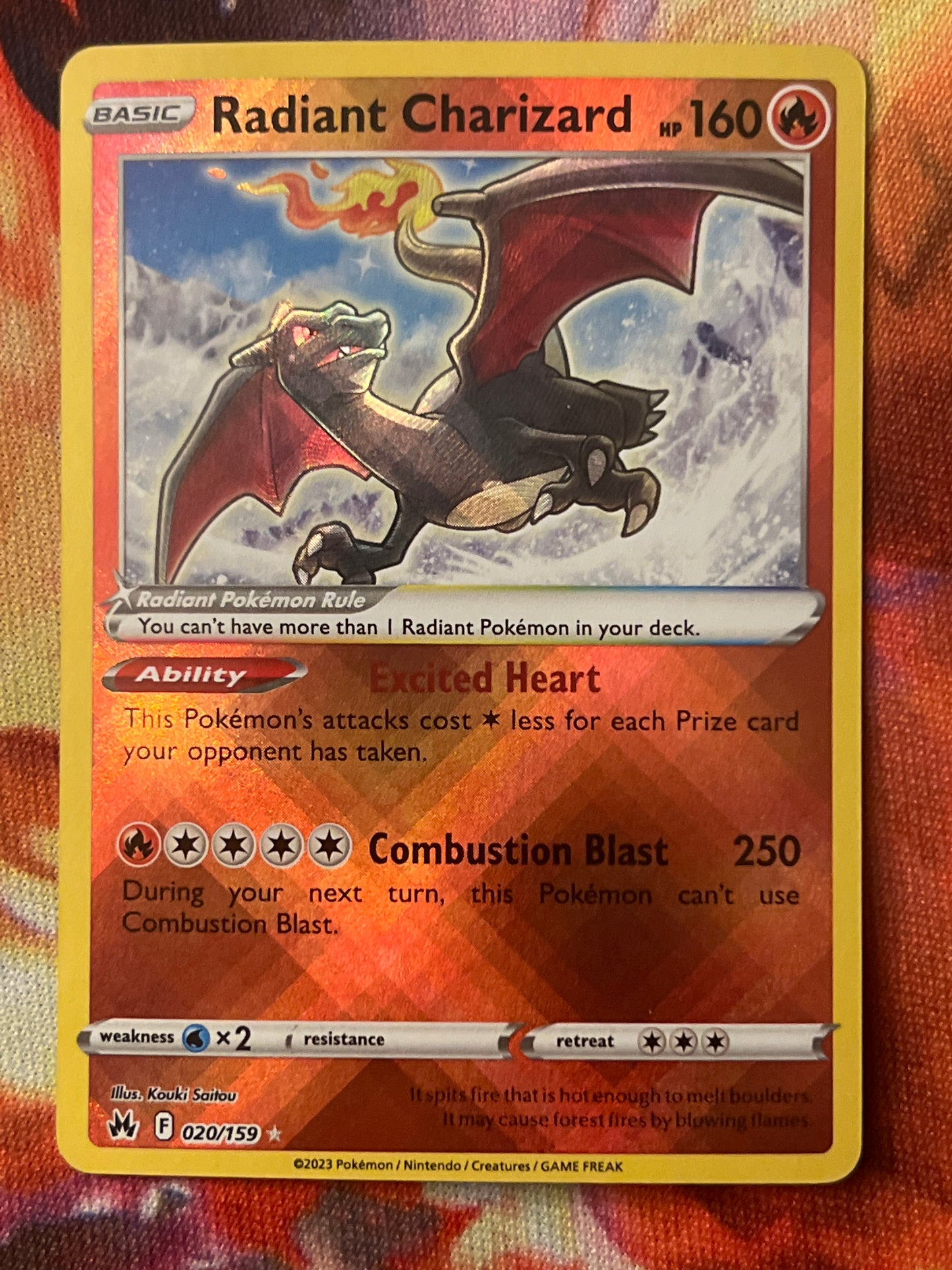 2023 Pokemon Radiant Charizard - Radiant Rare - #20