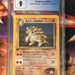 1999-2000 Pokemon - Brock's Sandslash  - Non-Holo - First Edition - Graded CGC 9 - #23