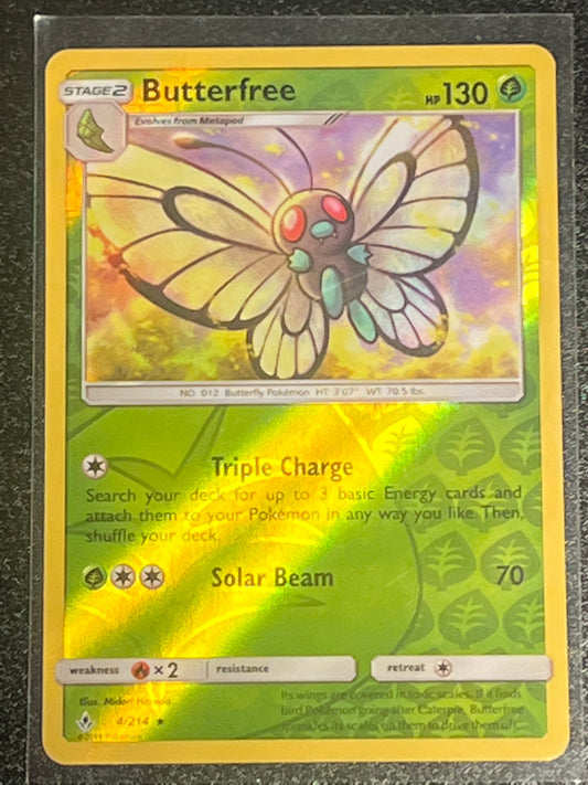 2019 Pokemon BUTTERFREE - Reverse Holo - #4