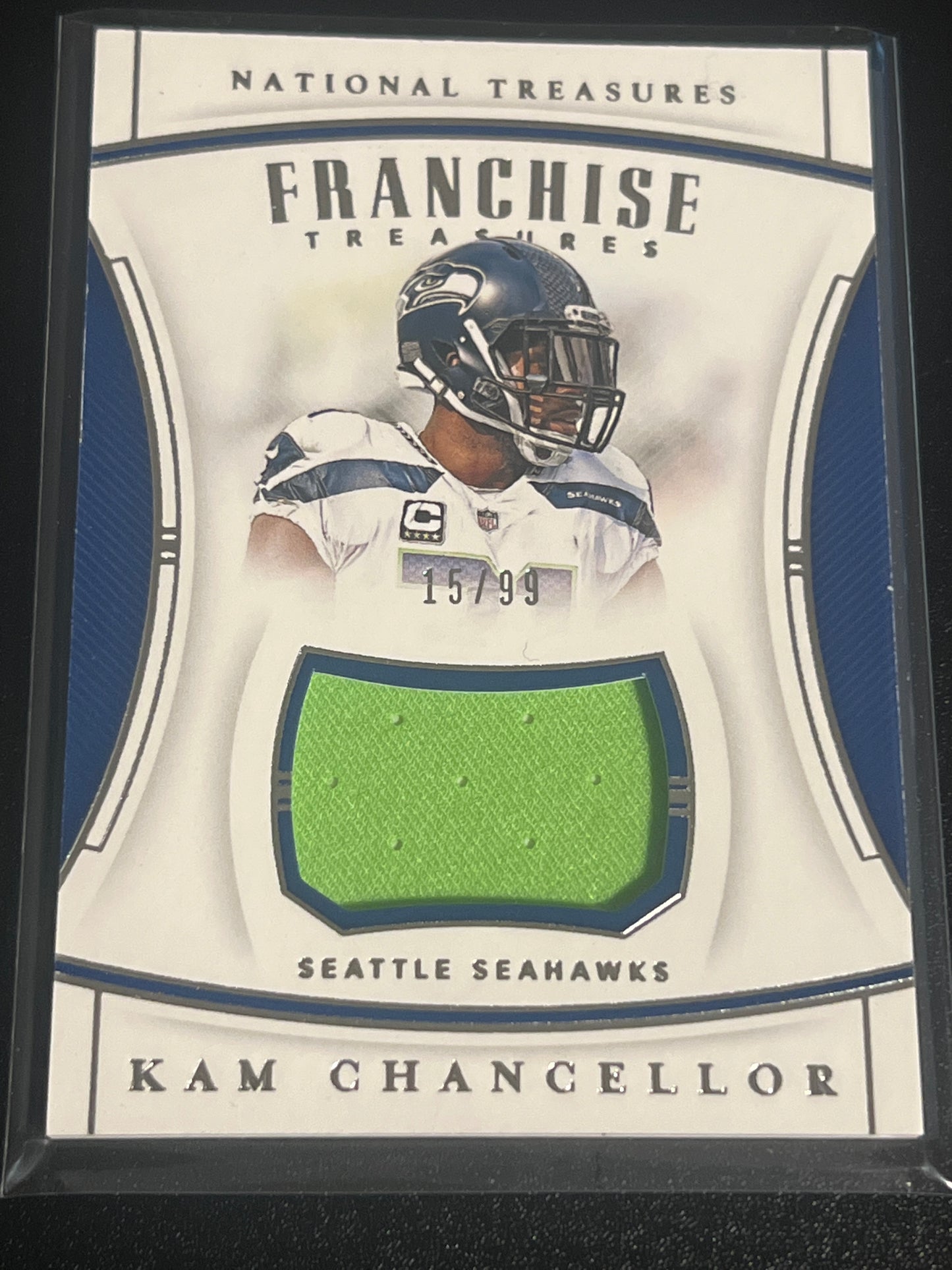 2019 Panini Nat. Treas. KAM CHANCELLOR 15/99 #FT-36