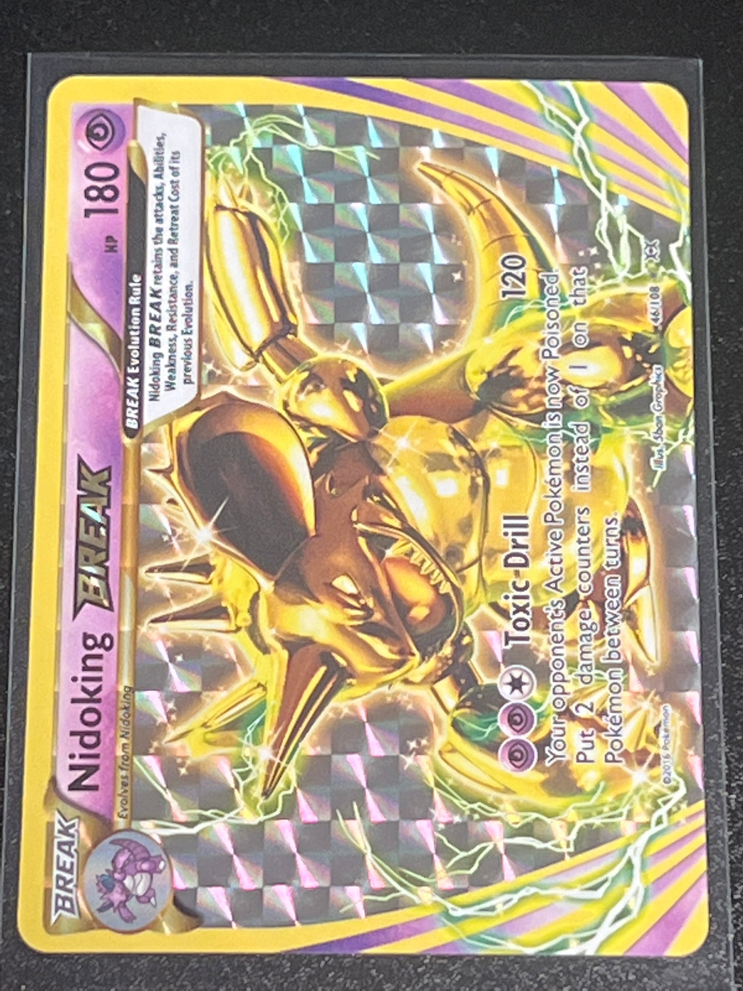 2016 Pokemon NIDOKING BREAK - Holo - #46