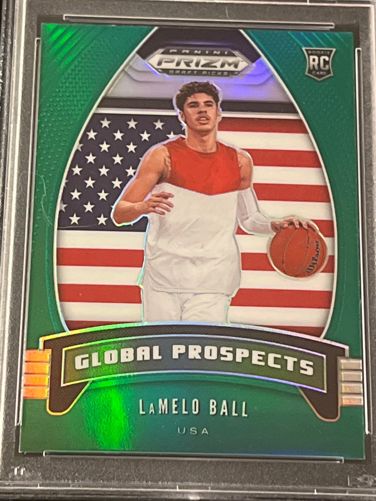 2020 Panini Prizm - LAMELO BALL - RC- #98 - PSA 10