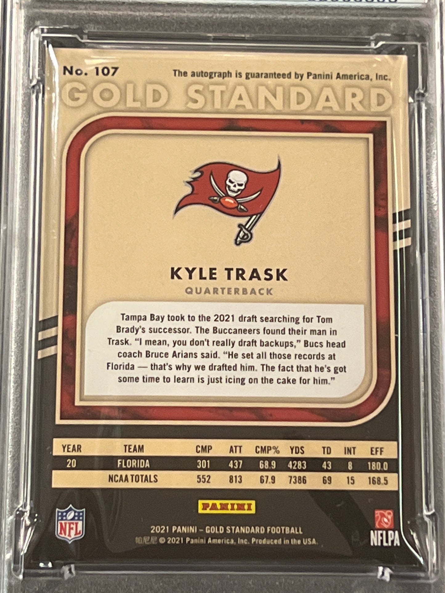 2021 Gold Standard - KYLE TRASK - Rookie Auto - EXMT 6 / AUTO 10