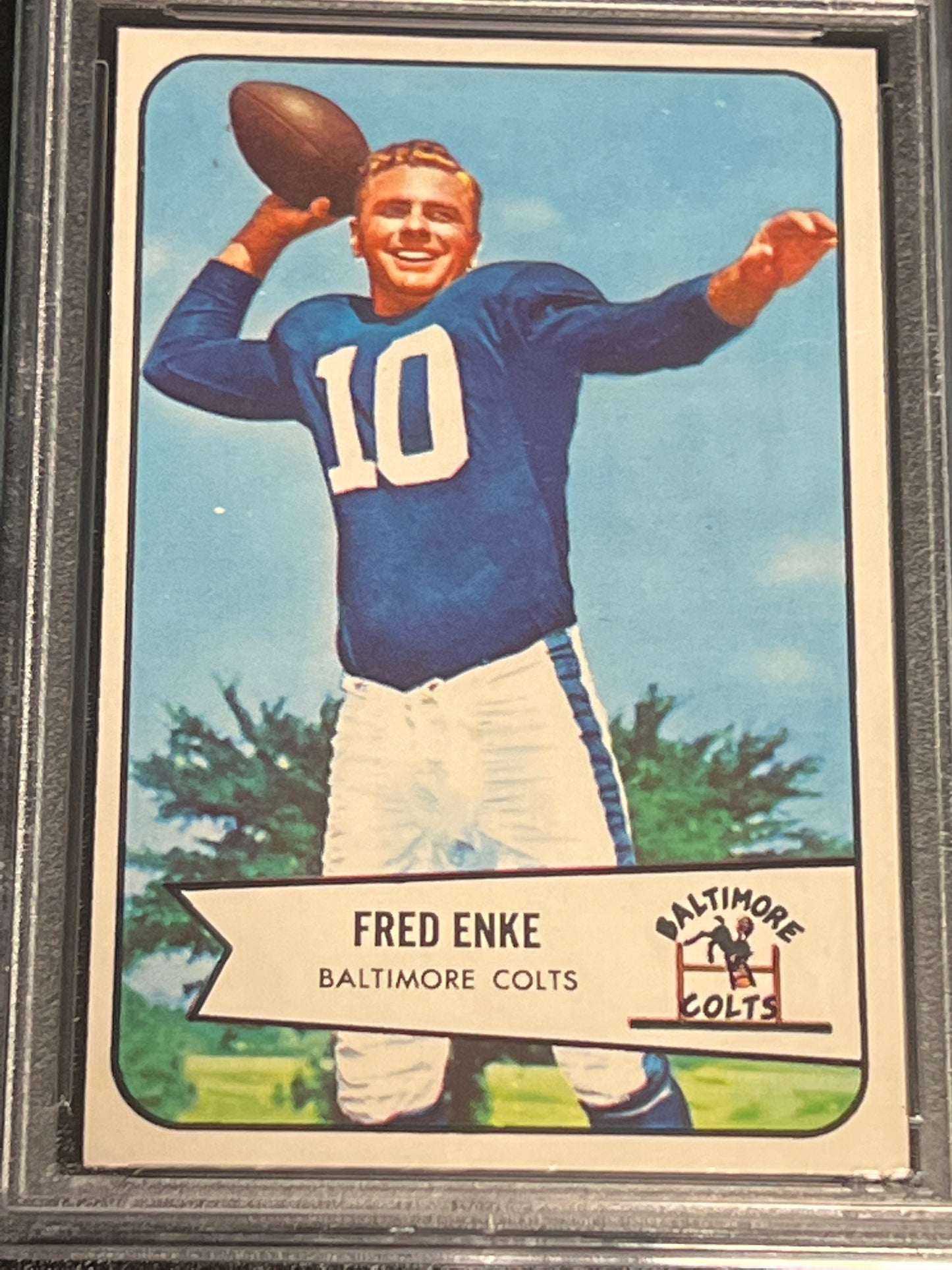 1954 Bowman FRED ENKE - #14 - PSA 4