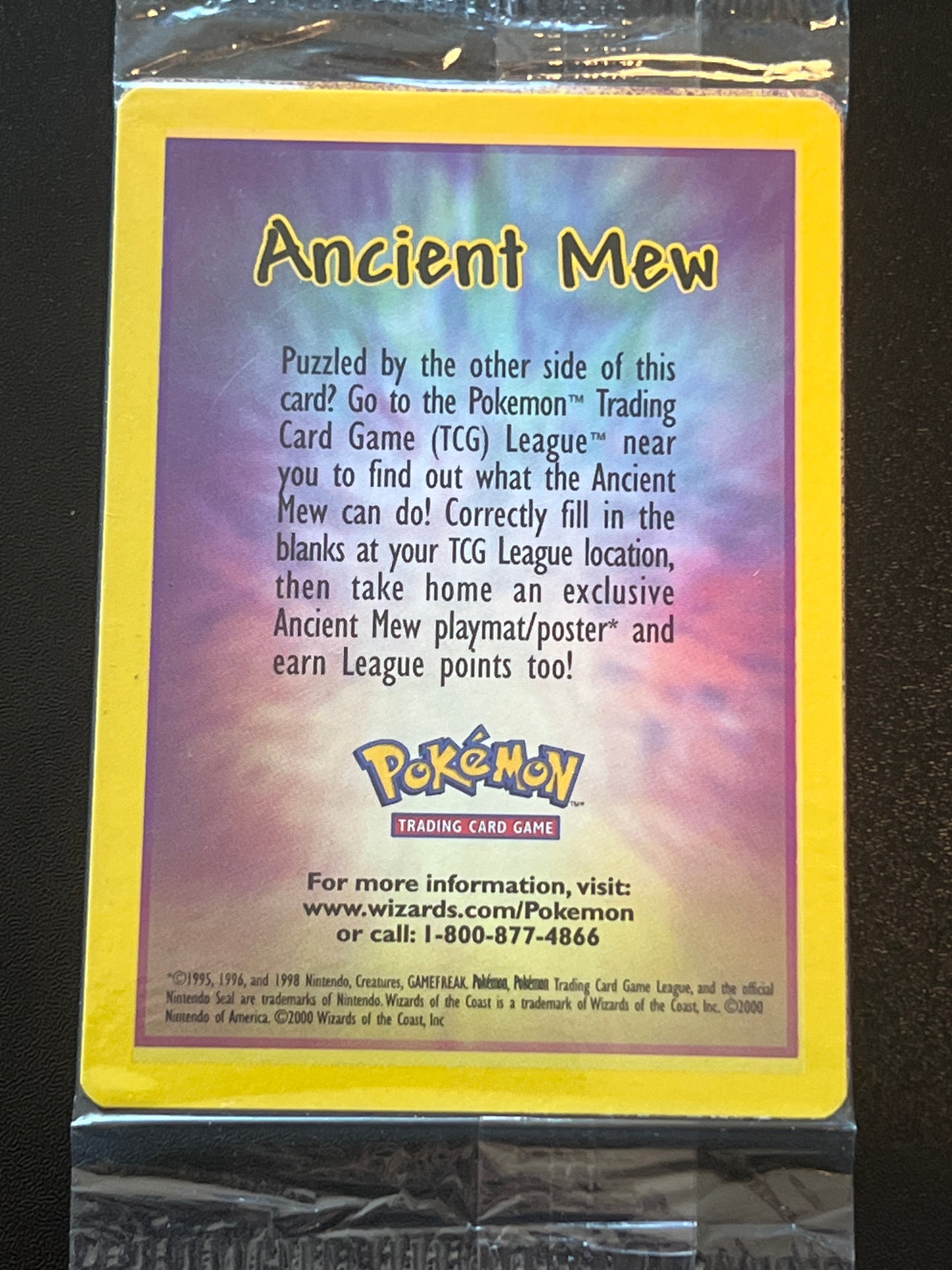 2000 Pokemon Movie - Ancient Mew - Factory Sealed