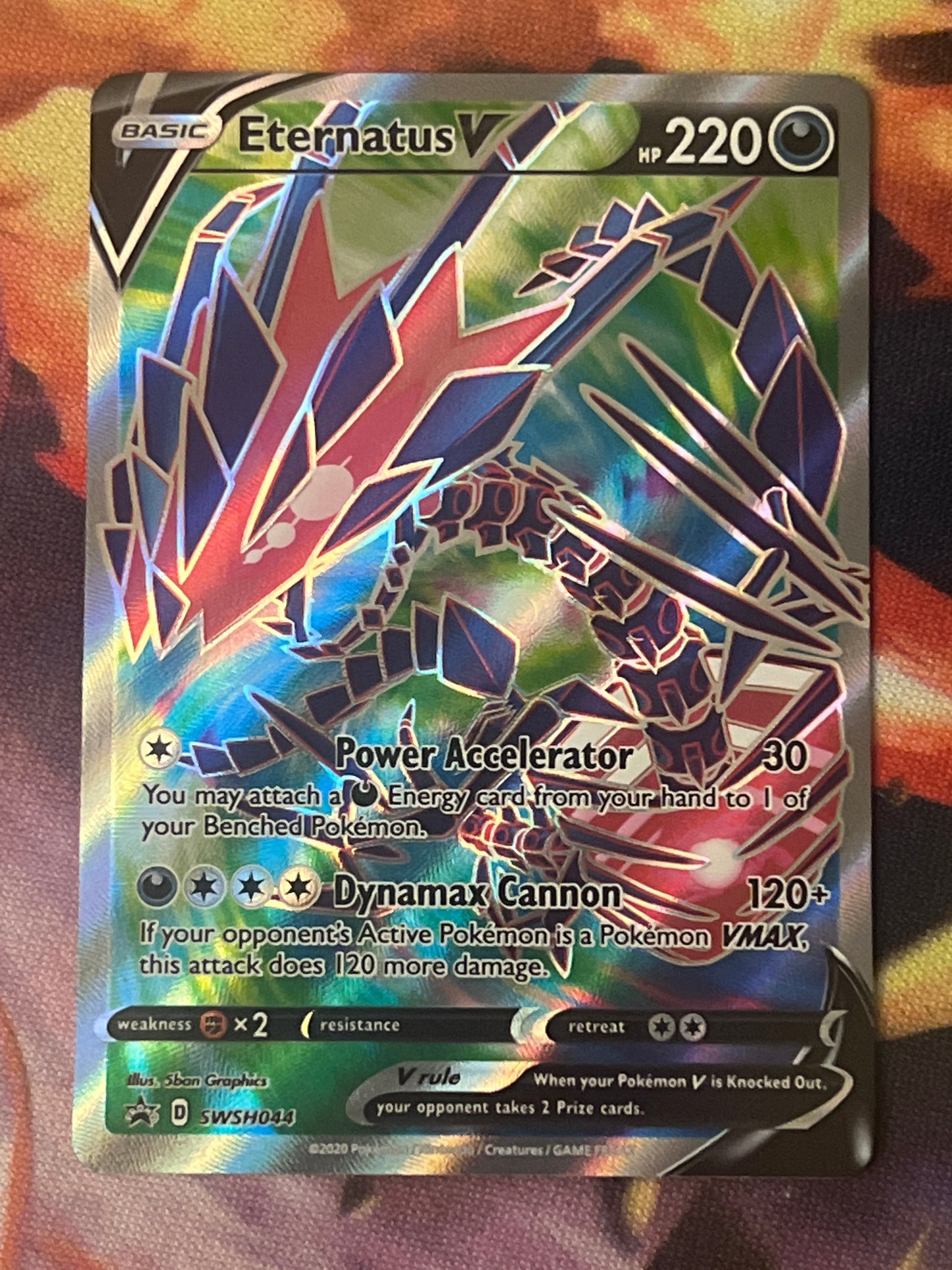 2020 Pokemon Eternatus V - Ultra Rare - #SWSH044