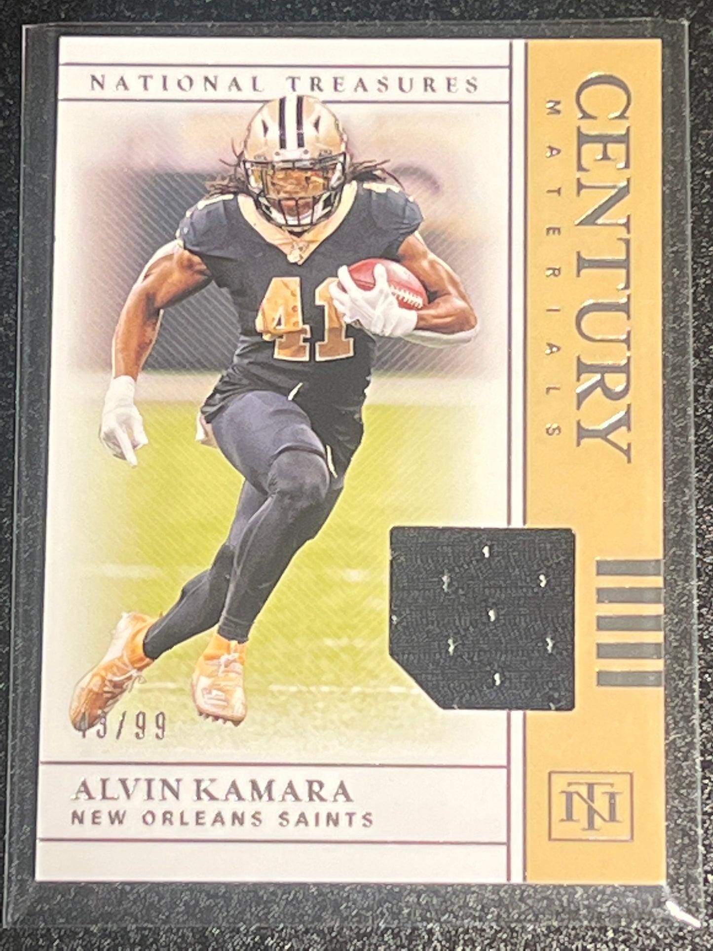 2019 Panini Nat. Treas. ALVIN KAMARA - Patch Card - 43/99- #CM-12