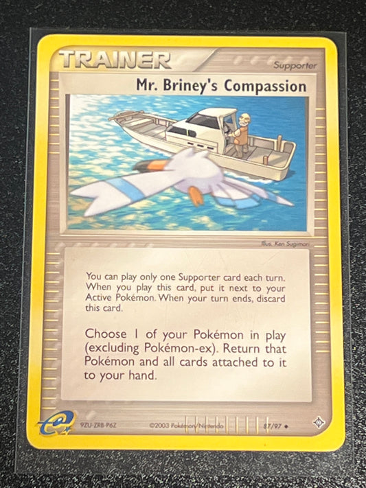 2003  Pokemon MR. BRINEY'S COMPASSION - Trainer - #97