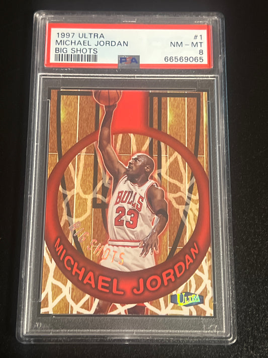 1997 Ultra MICHAEL JORDAN - PSA 8 #1