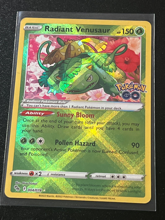 2022 Pokemon RADIANT VENUSAUR -  Holo - #4