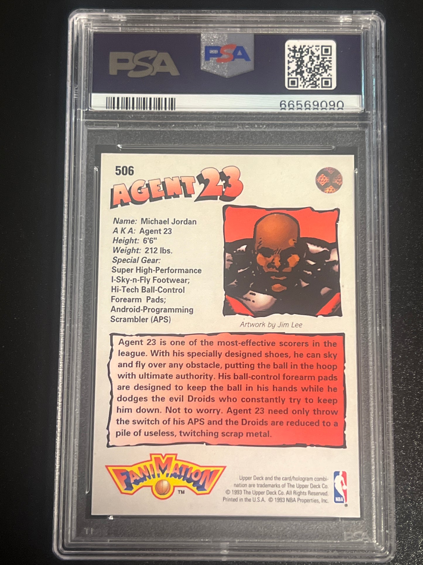 1992 Upper Deck MICHAEL JORDAN - PSA 8 #506