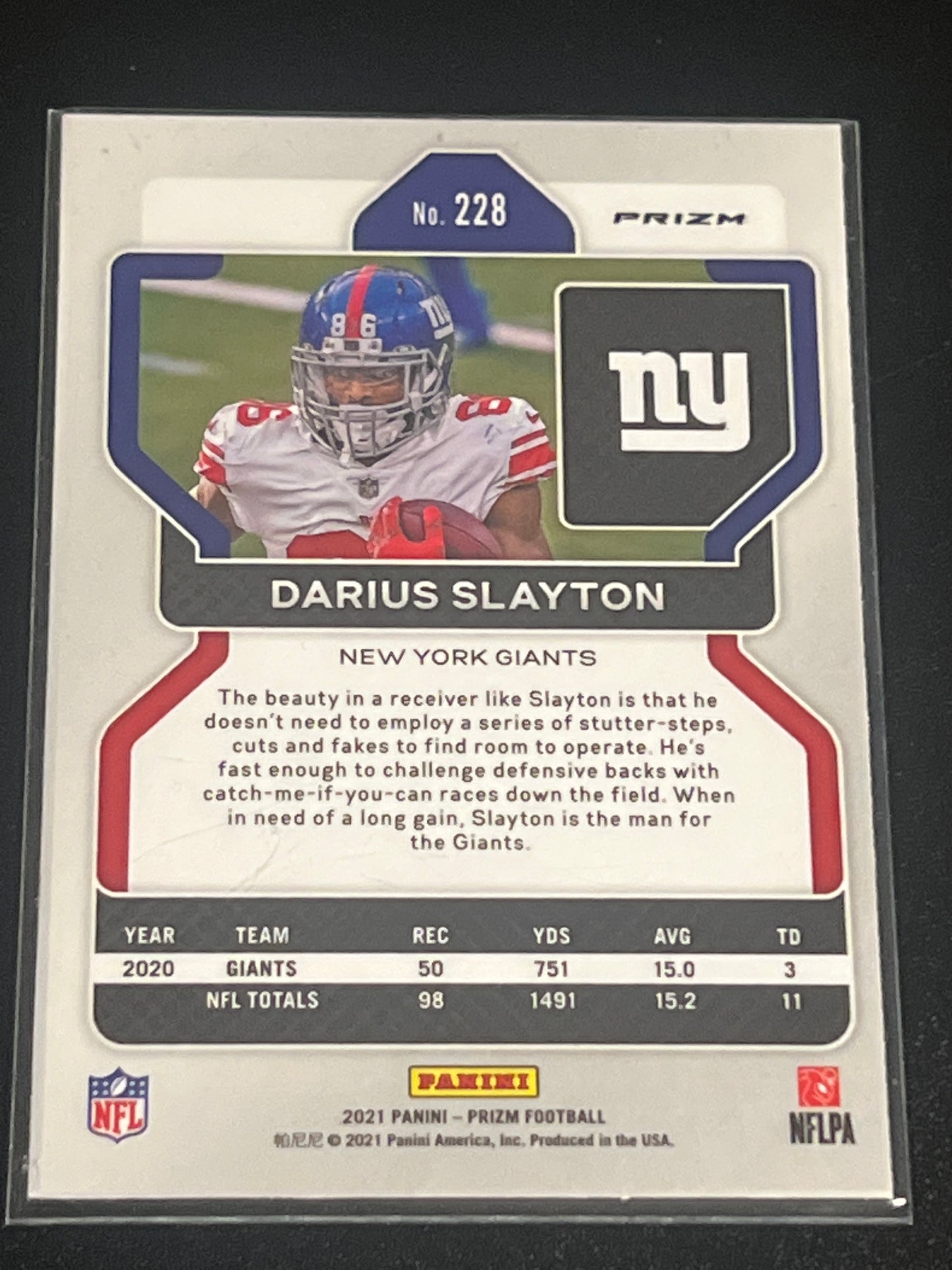 2021 Panini Prizm DARIUS SLAYTON - #228