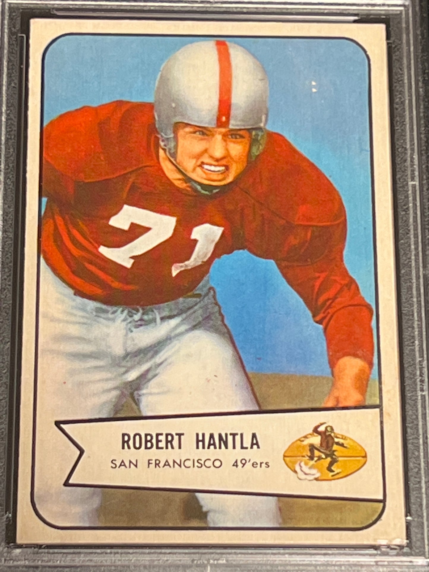 1954 Bowman BOB HANTLA  - #66 - RC - PSA 5