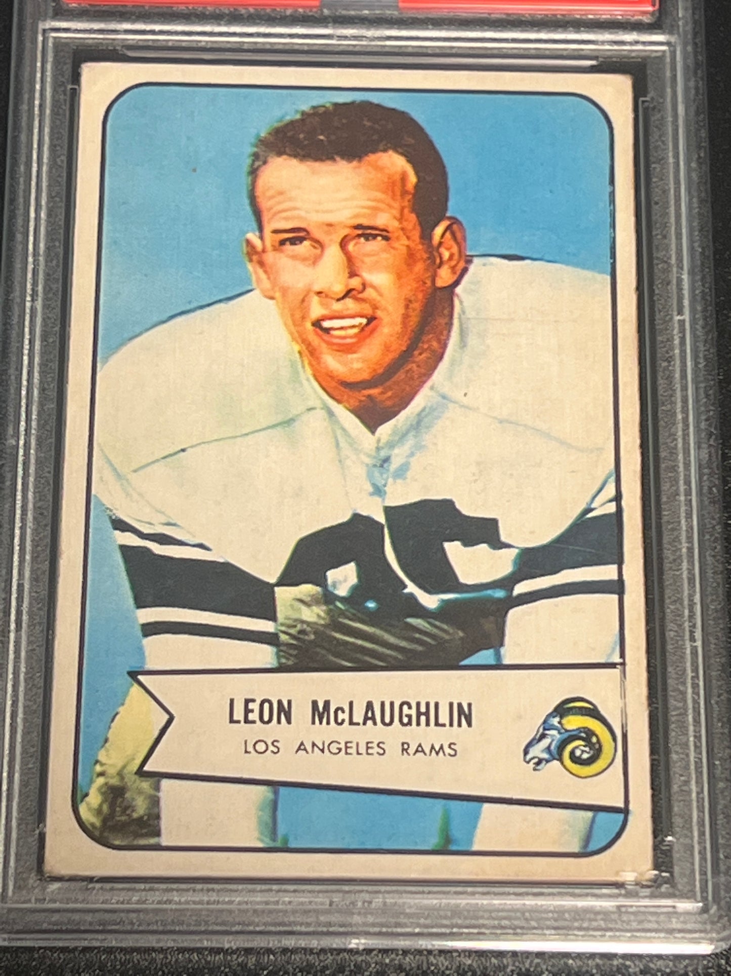 1954 Bowman LEON MCLAUGHLIN - RC -  #56 - PSA 2.5