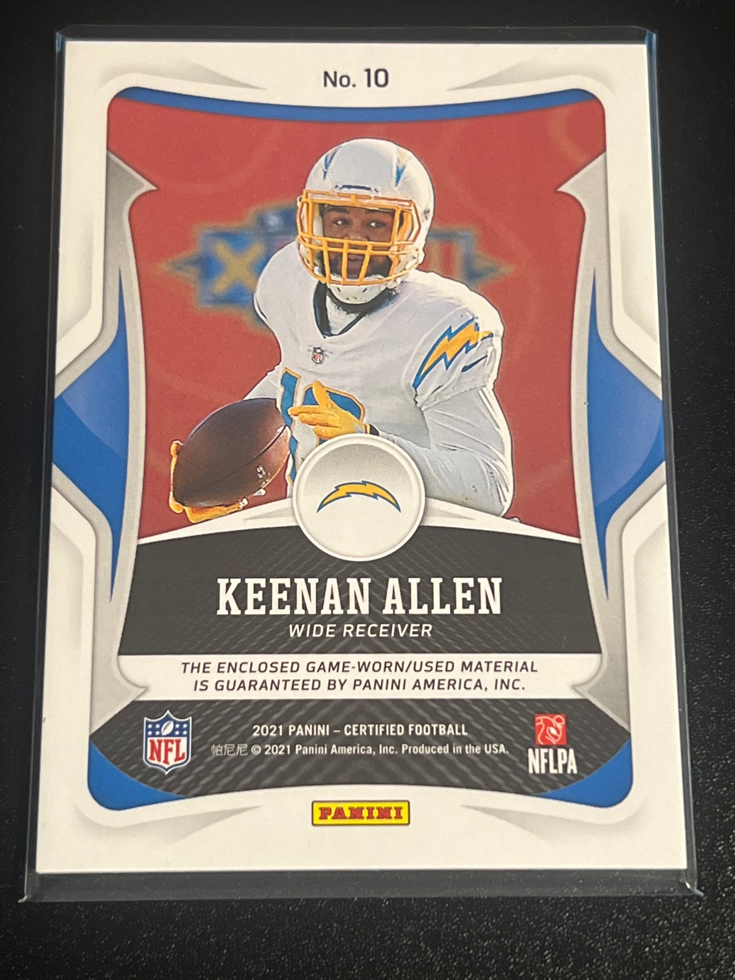 Panini Certified KEENAN ALLEN - Patch Card 233/249 #10