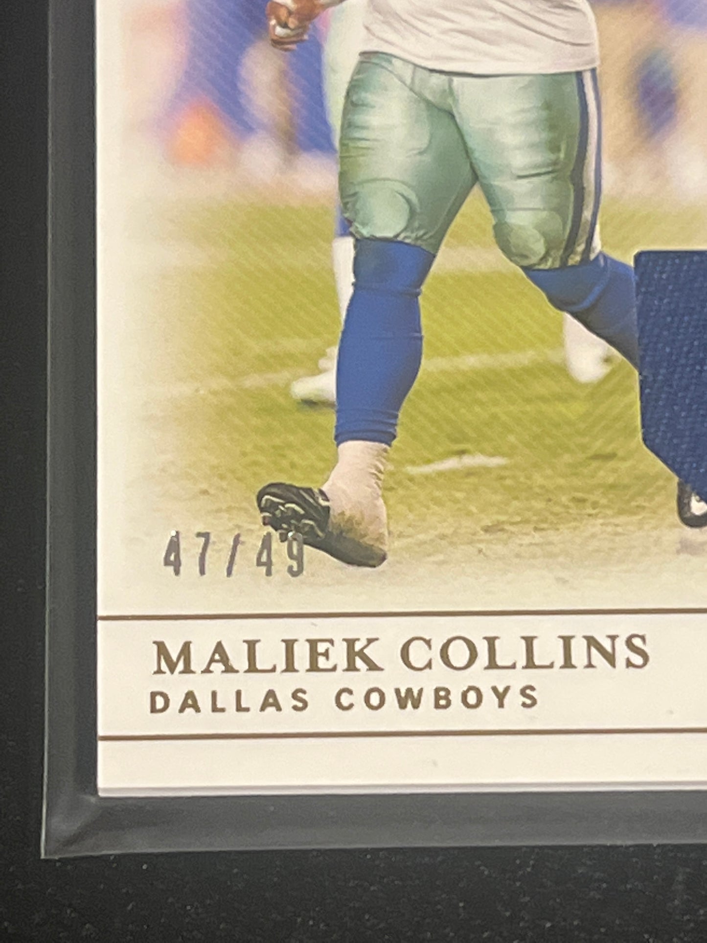 2019 Nat. Treas. MALIEK COLLINS 47/49 - Patch Card #CM-34