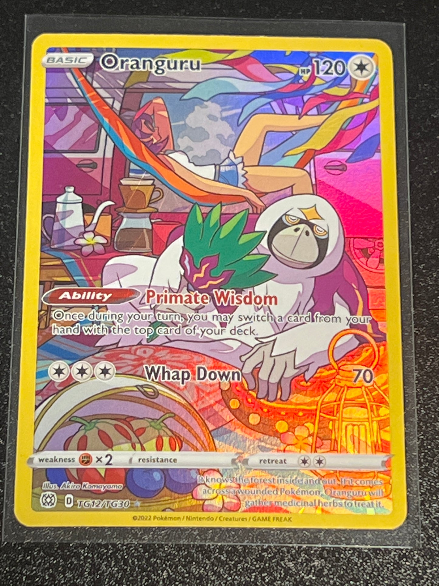 2022 Pokemon ORANGURU - Holo - #TG12