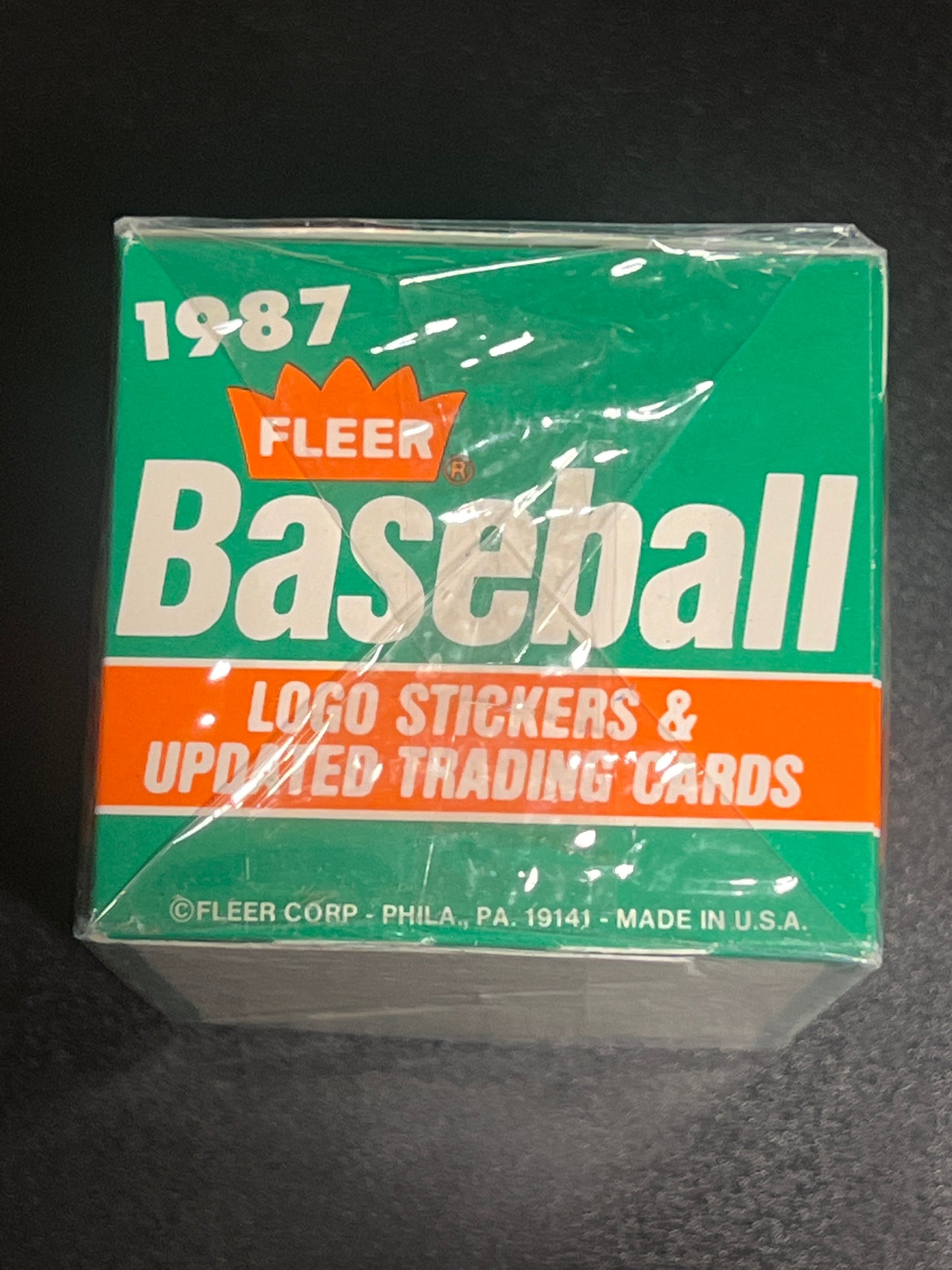 1987 Fleer Baseball Logo Stickers & Updated Trading Cards (Sealed)