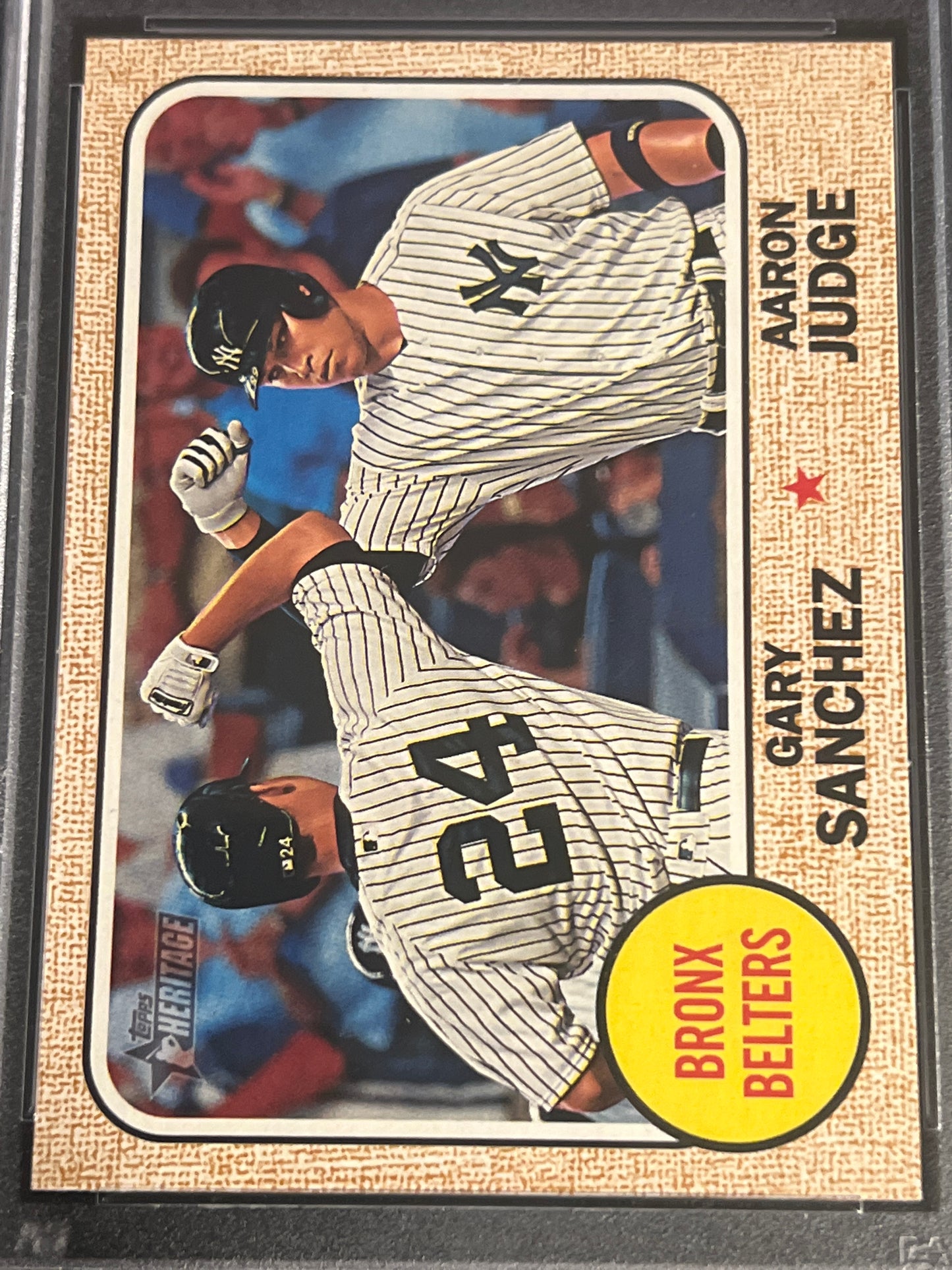 2017 Topps Heritage G. SANCHEZ/A. JUDGE - PSA 10 #CC-2