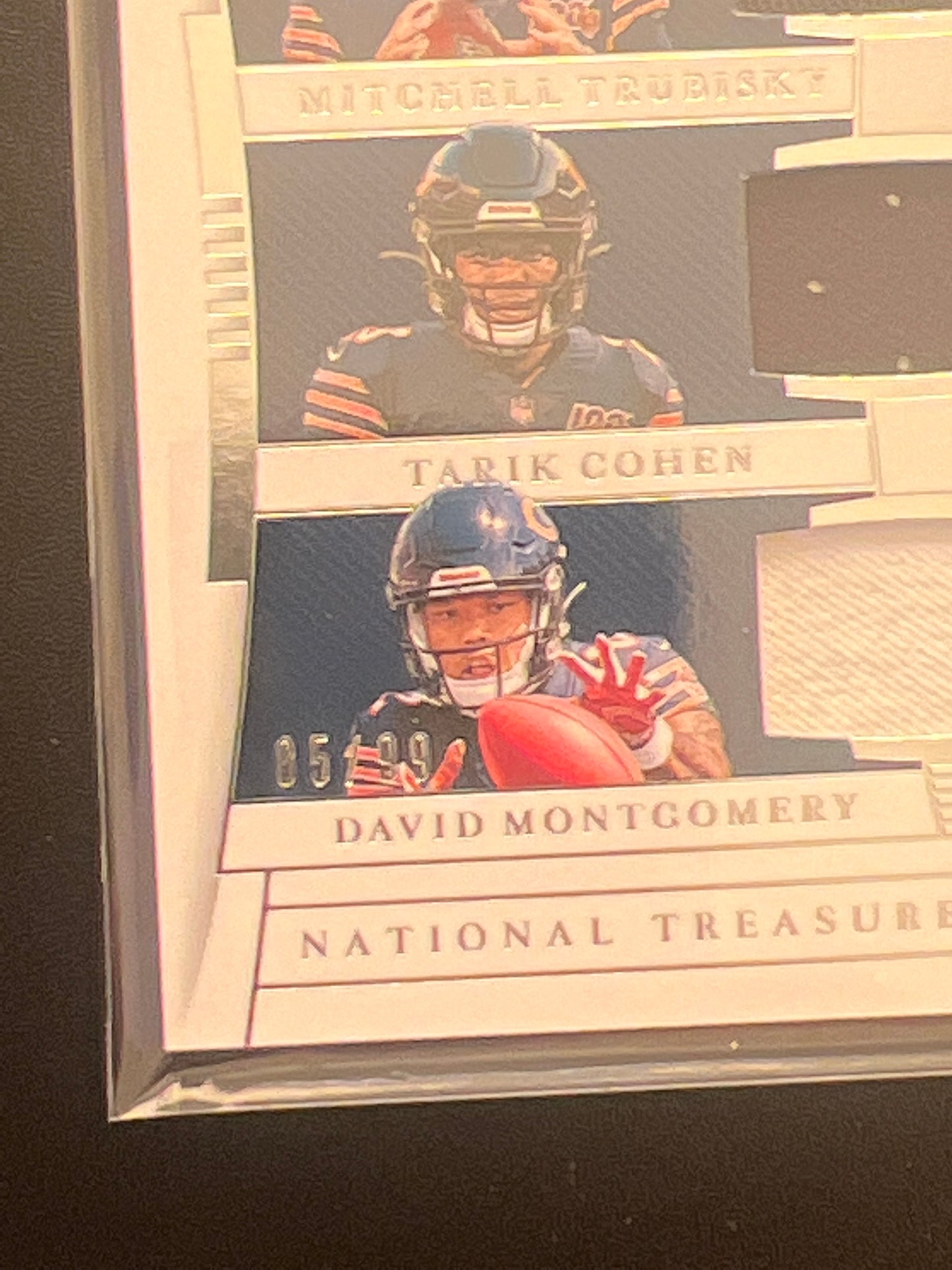 2019 Panini Nat. Treas. TURBISKY/COHEN/MONTGOMERY - Patch Card 85/99