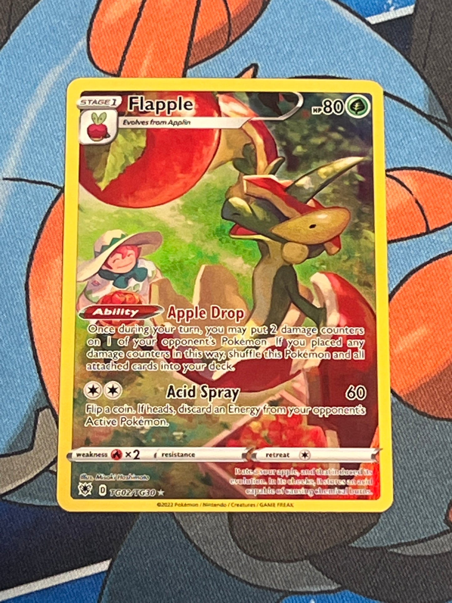 2022 Pokemon Flapple - Trainer Gallery - Ultra Rare - #TG02