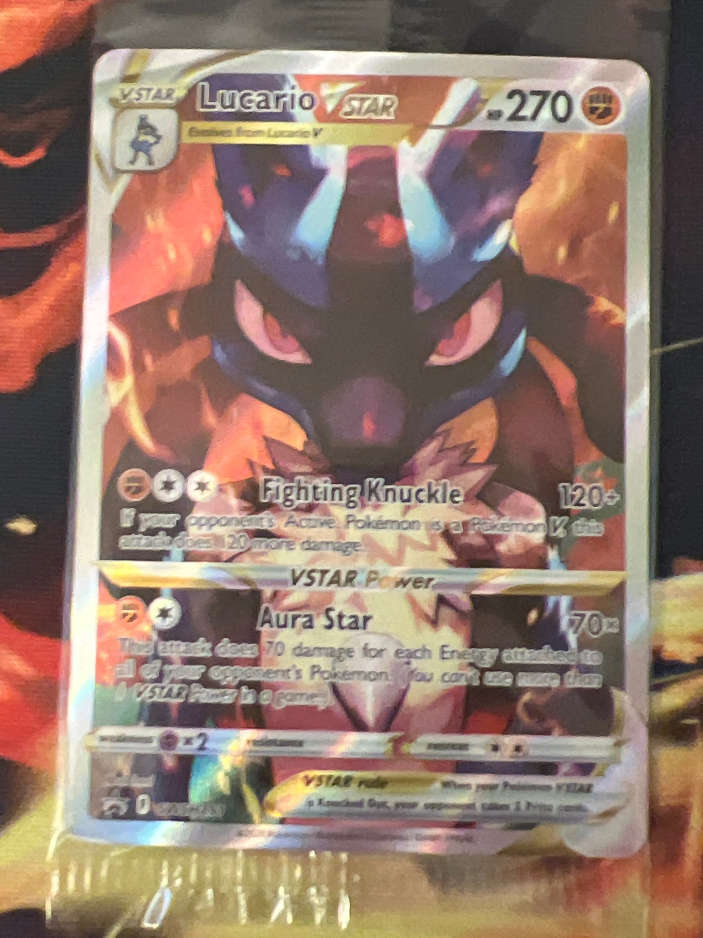 2023 Pokemon - Lucario Vstar - Holo Promo - #SWSH291