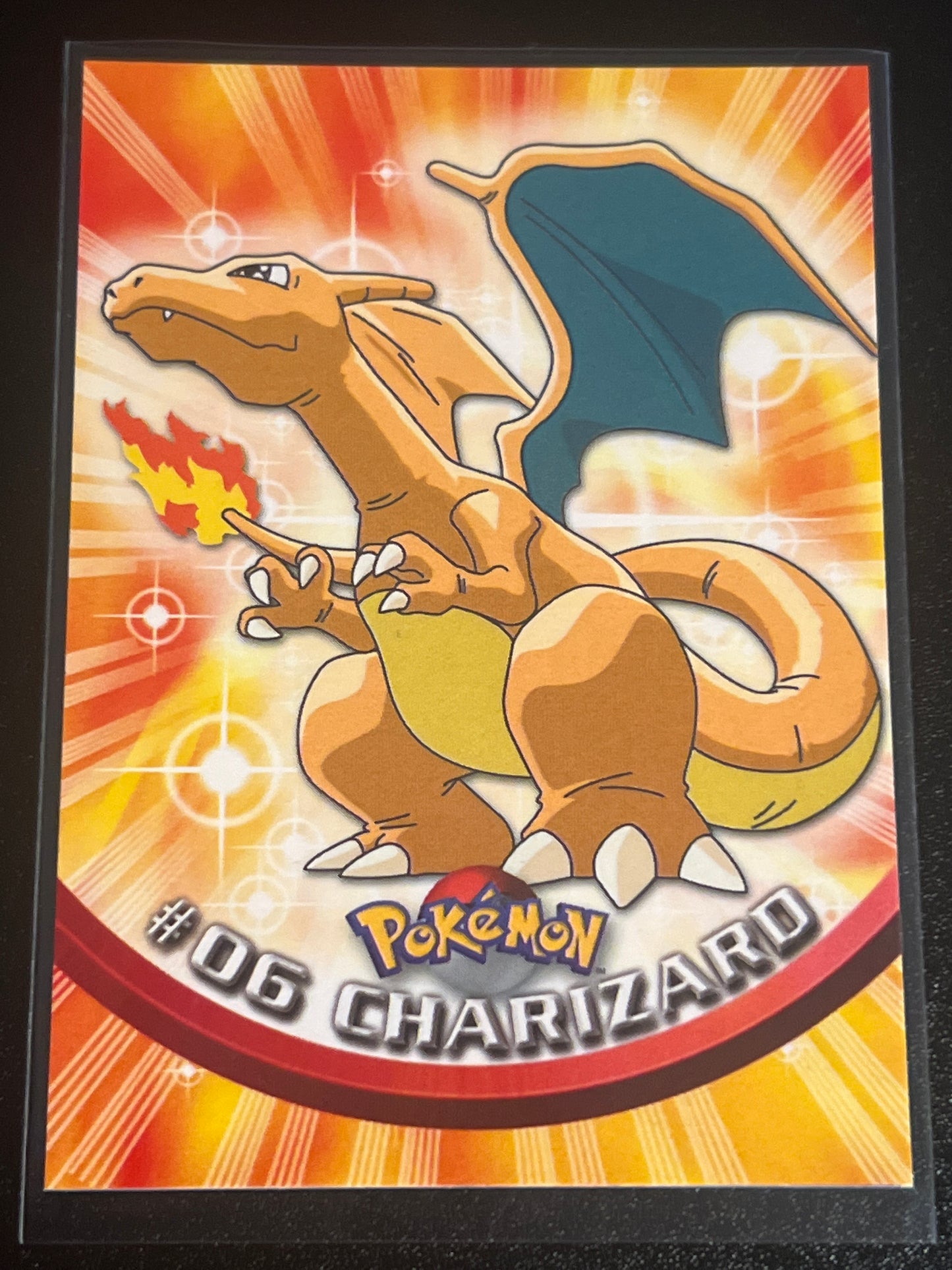 1999 Pokemon CHARIZARD - #6 - Topps - TV Animation Edition