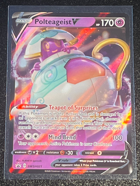 2020 Pokemon Polteageist V - Promo - #SWSH021