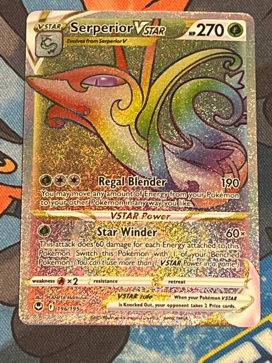 2022 Pokemon - Serperior Vstar  - Secret Rare- #196