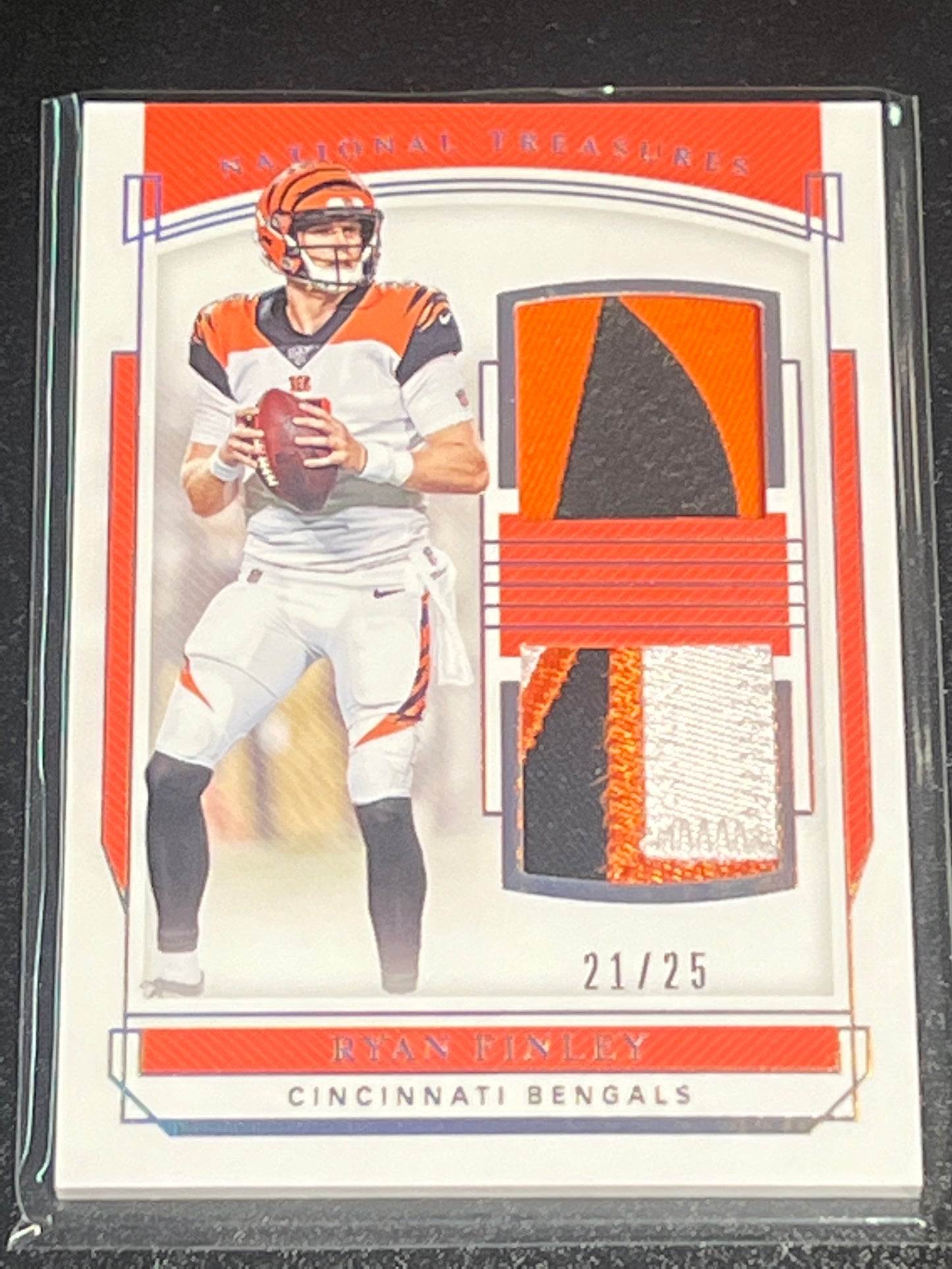 2019 Panini Nat. Treas. RYAN FINLEY - Patch - 21/25 - #RDM-8