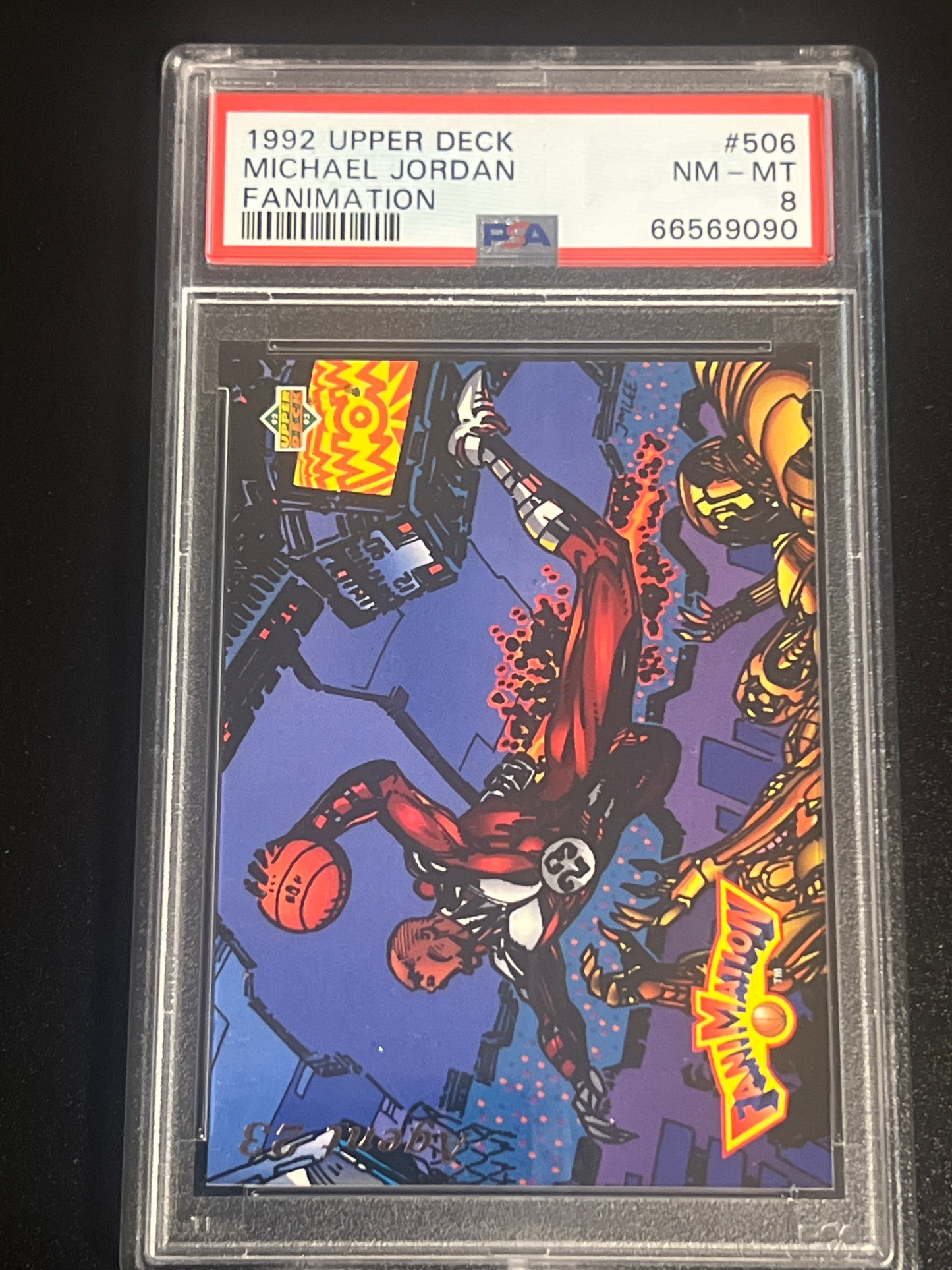 1992 Upper Deck MICHAEL JORDAN - PSA 8 #506