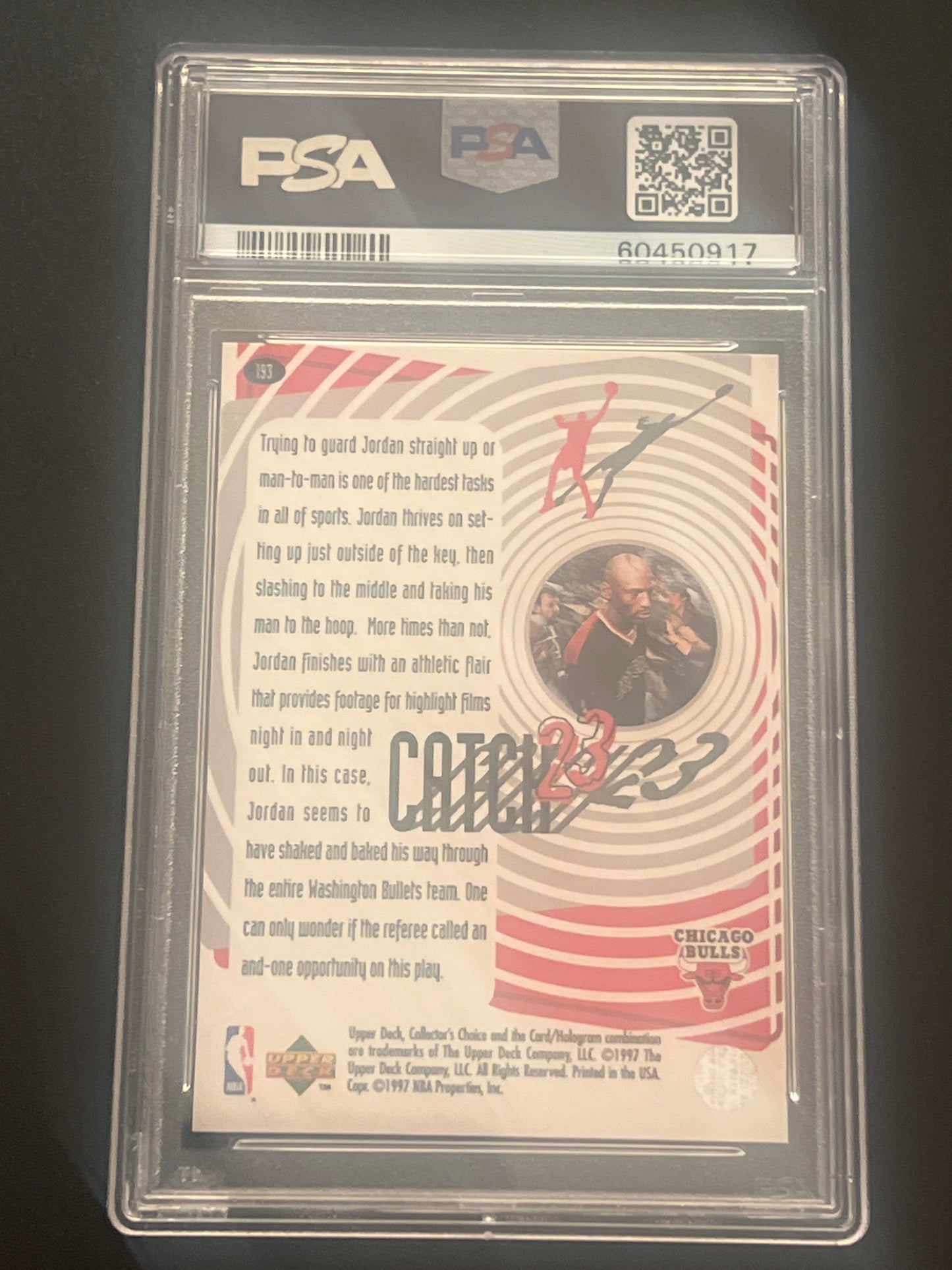 1997 Coll. Choice MICHAEL JORDAN - PSA 9