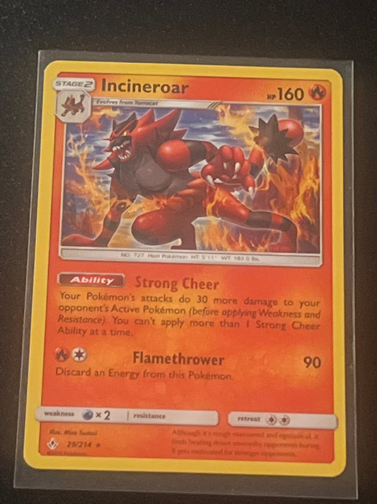 2019 Pokemon INCINEROAR - Non-Holo - #29