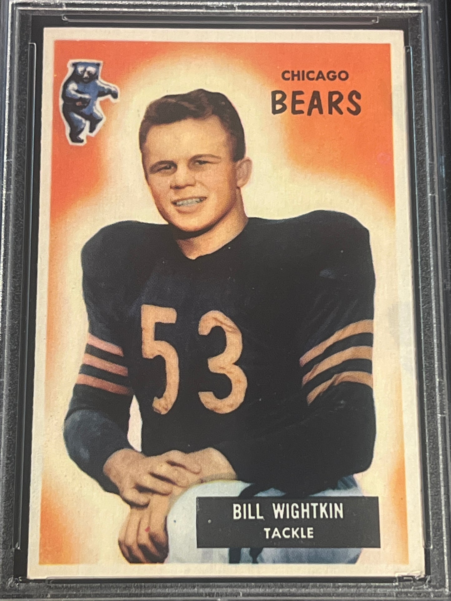 1955 Bowman BILL WIGHTKIN - PSA 7 #92